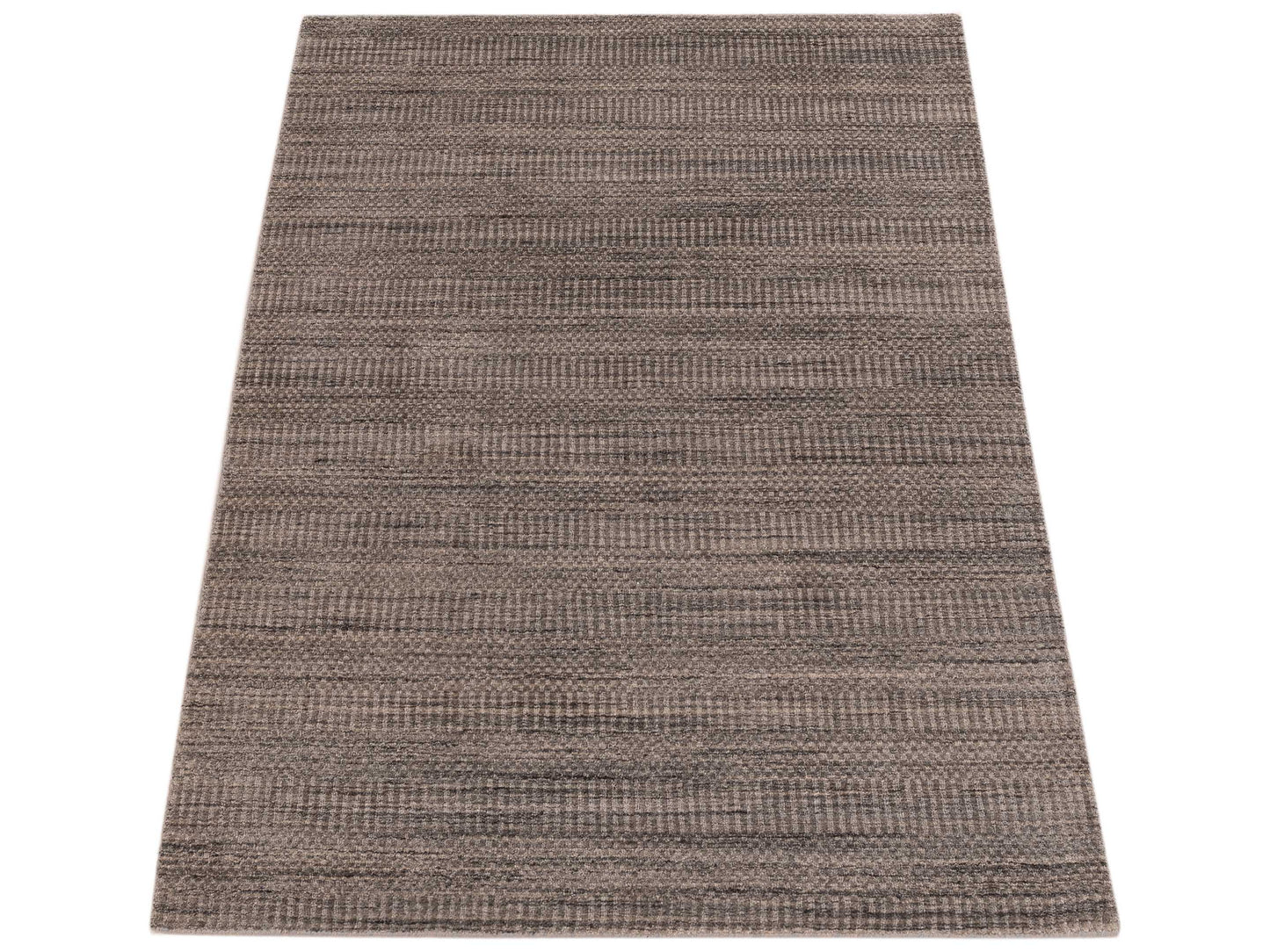 Himalayan 131720 Gray 4.1x6.1 Hand Knotted Rug
