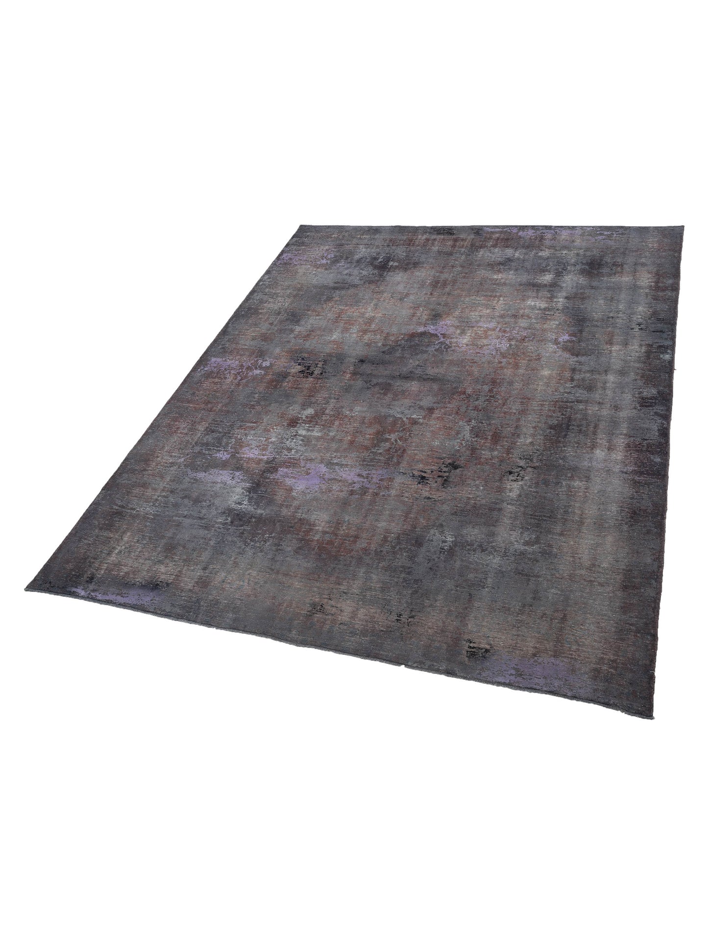 Vintage 133100 Dark Gray 9.10x12.9 Hand Knotted Rug