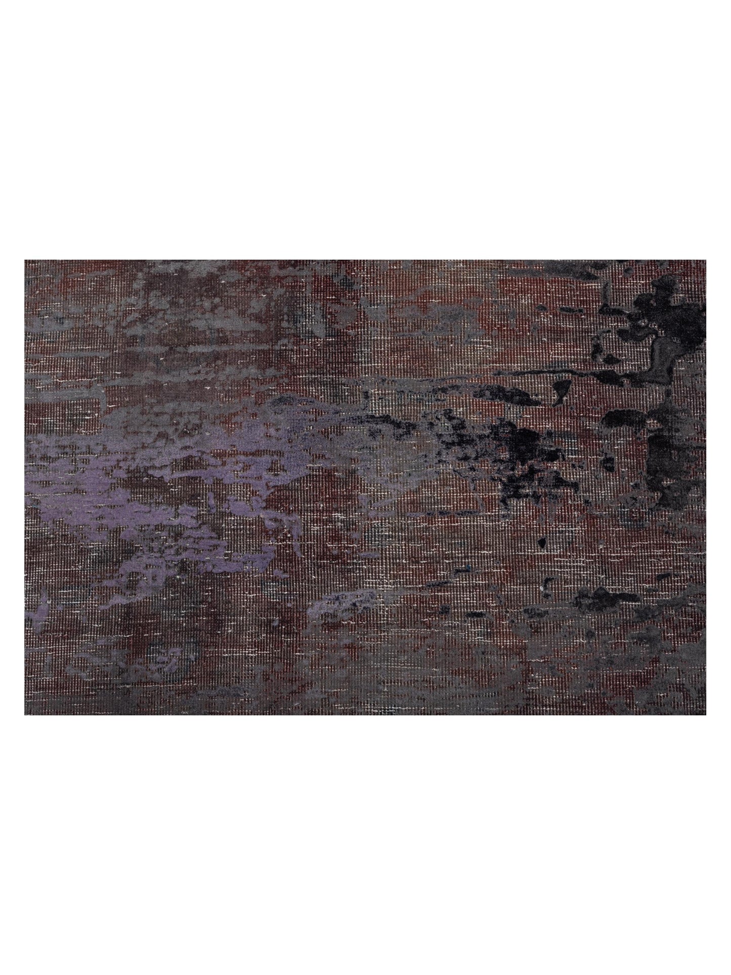 Vintage 133100 Dark Gray 9.10x12.9 Hand Knotted Rug