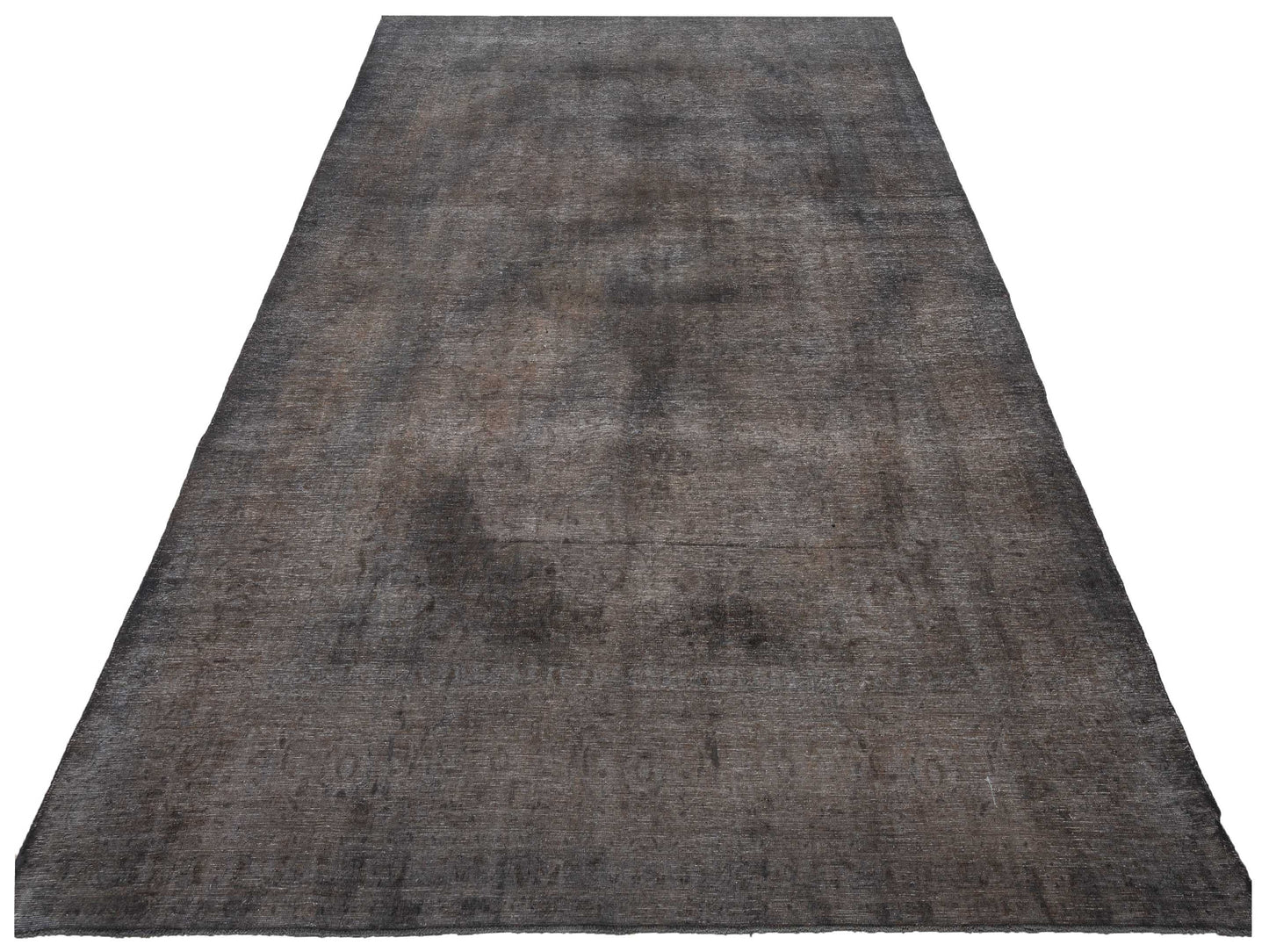 Vintage 133150 Dark Gray 9.7x14.6 Hand Knotted Rug
