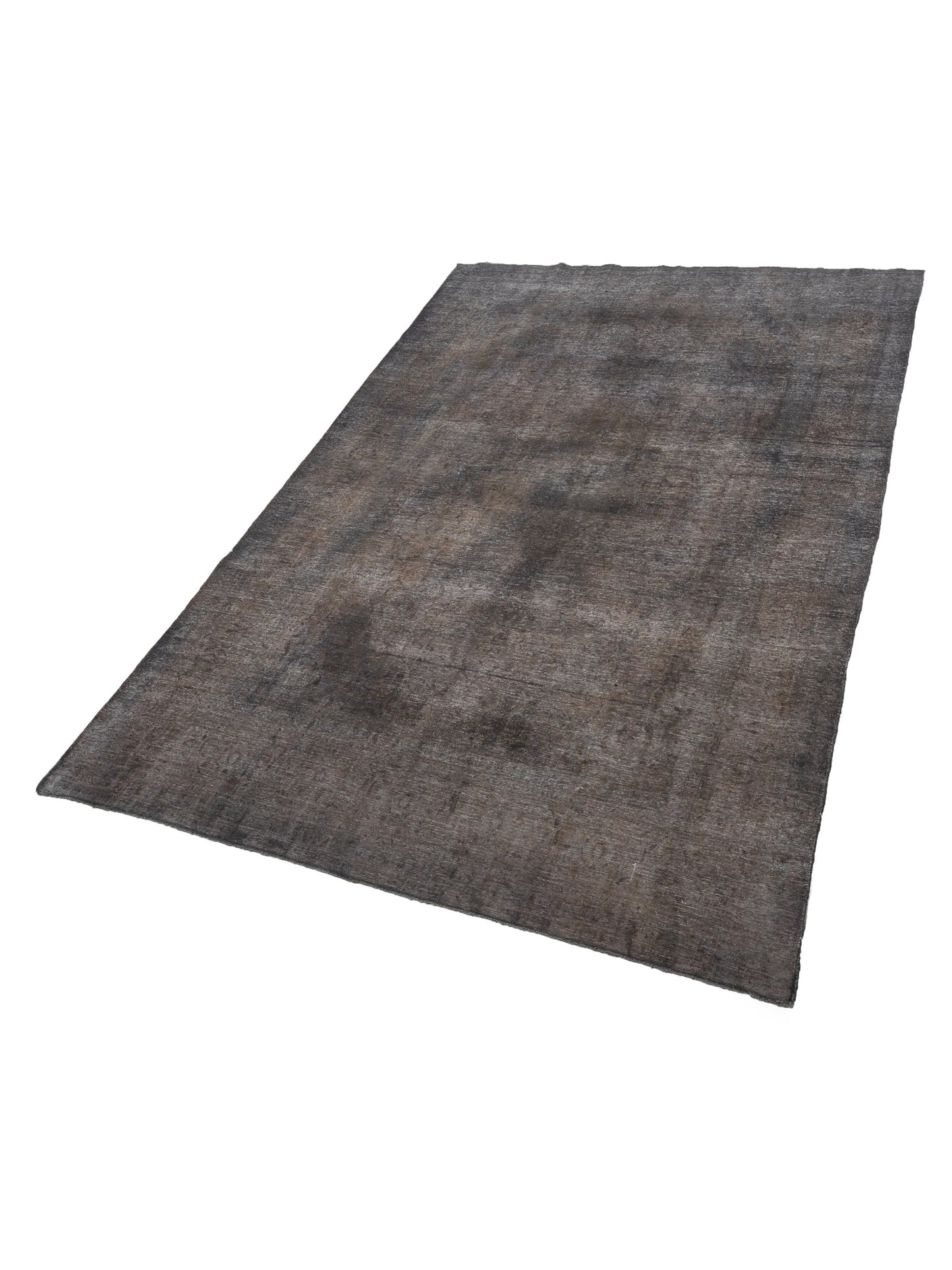 Vintage 133150 Dark Gray 9.7x14.6 Hand Knotted Rug