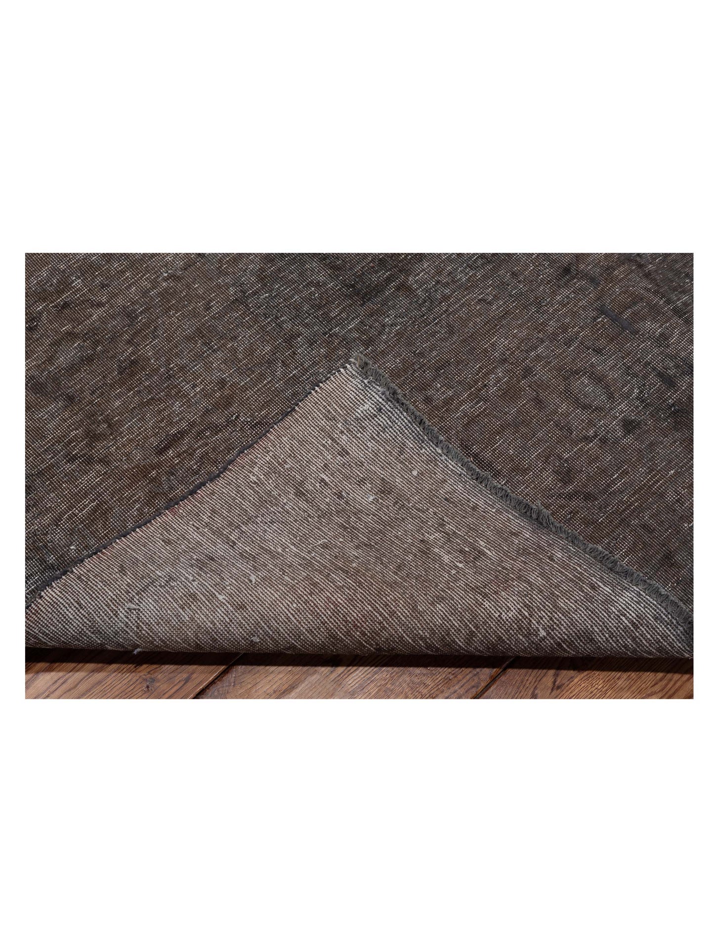 Vintage 133150 Dark Gray 9.7x14.6 Hand Knotted Rug