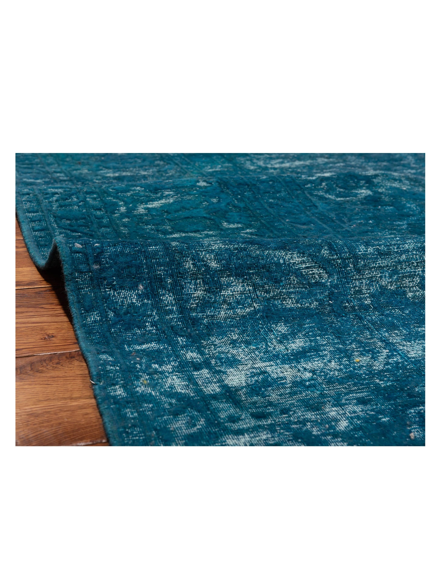 Vintage 133167 Indigo 9.7x12.8 Hand Knotted Rug