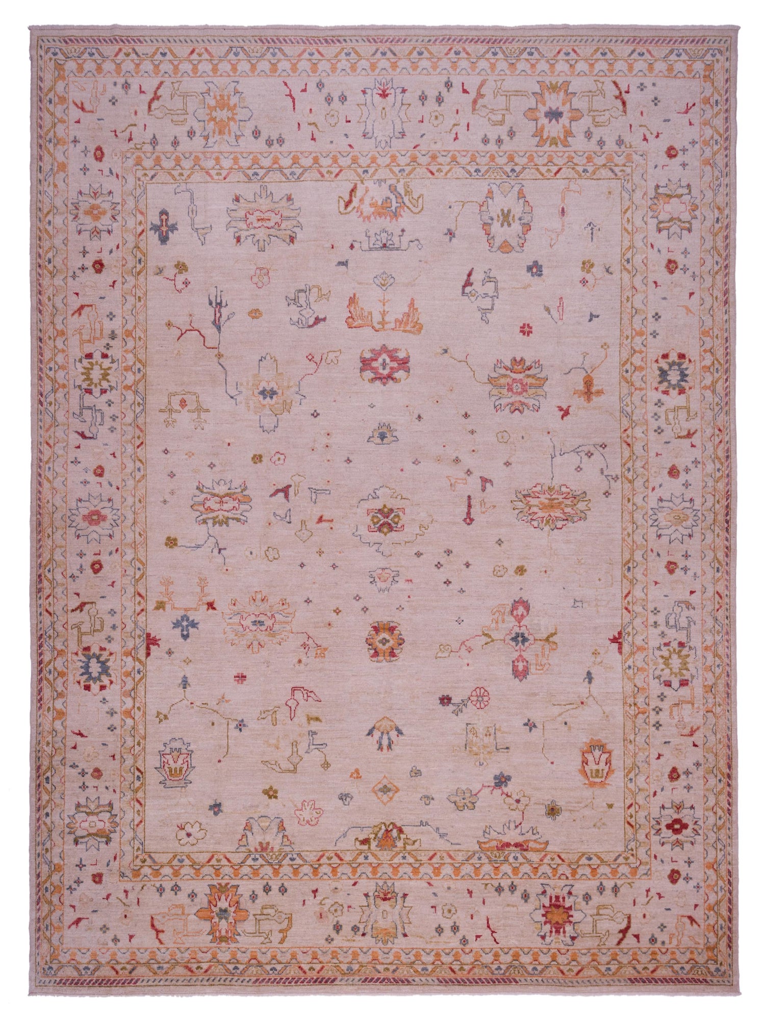 Anadol Angora Oushak  Ivory Ivory Traditional