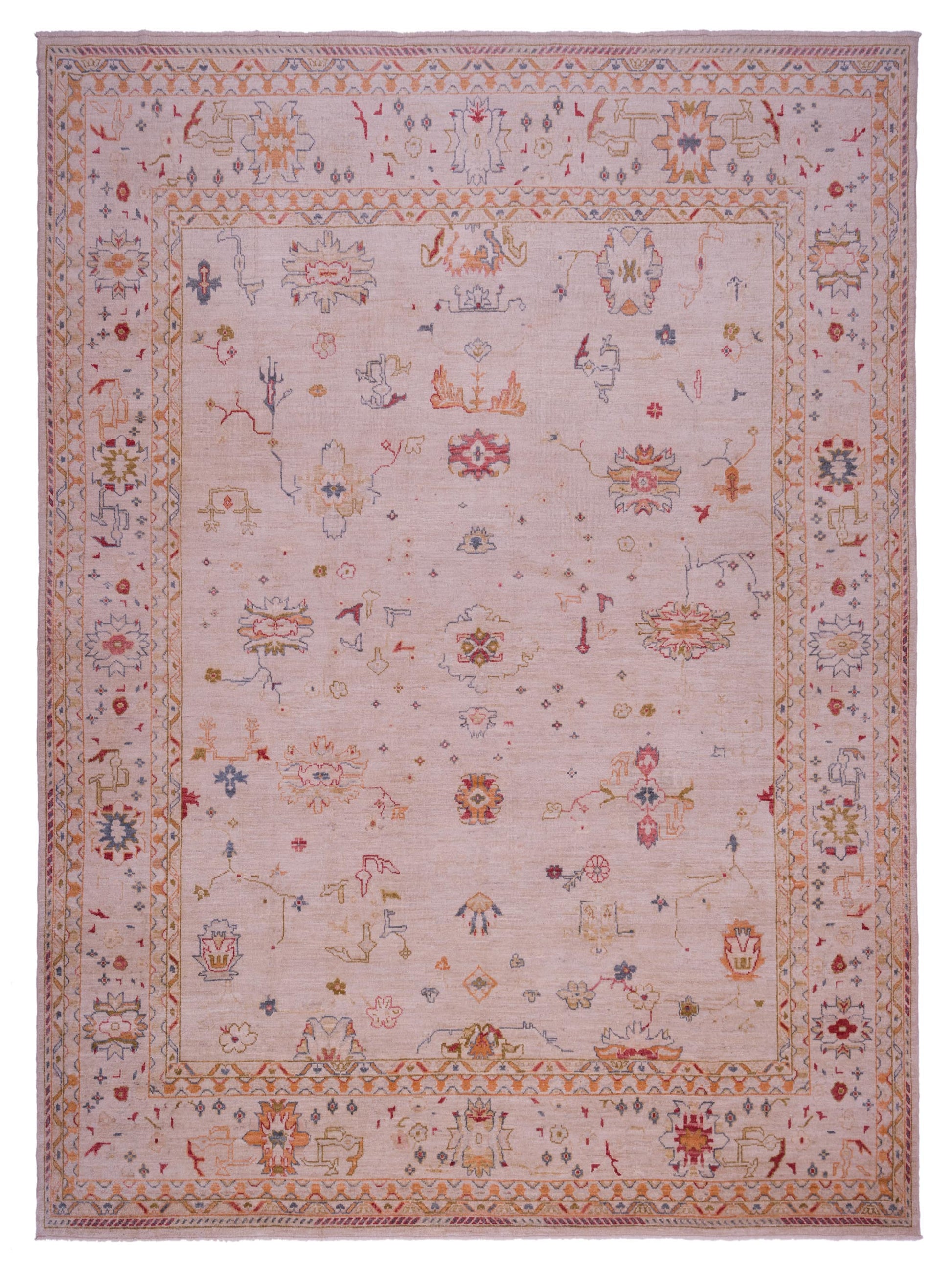Anadol Angora Oushak  Ivory Ivory Traditional