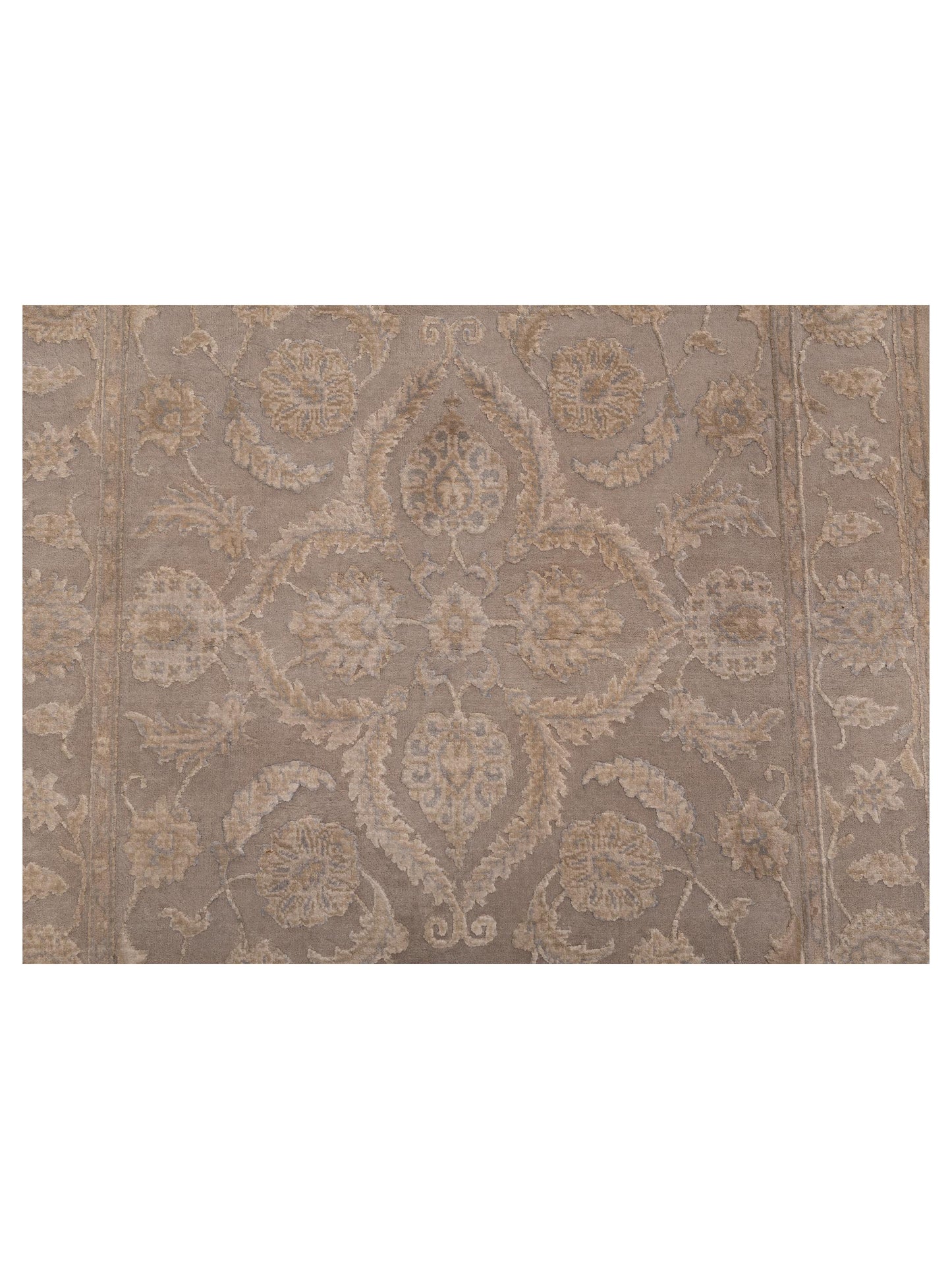 Imperial Silk 135470 Gray Gray 2.7x8 Hand Knotted Rug