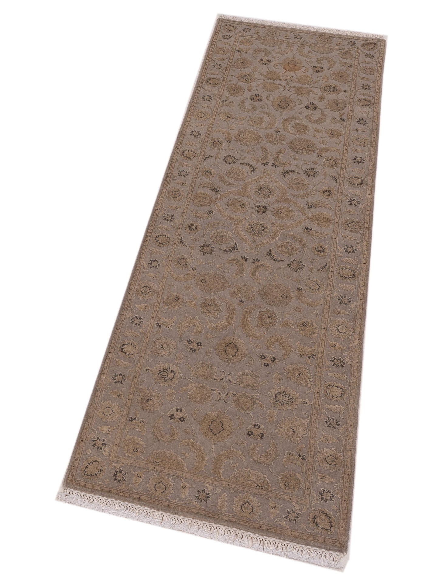 Imperial Silk 135475 Gray 2.7x8.1 Hand Knotted Rug