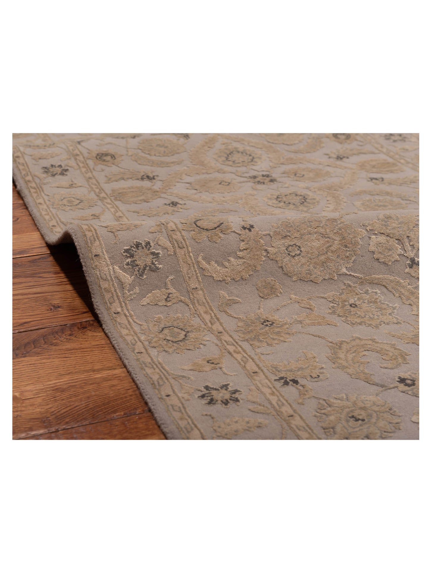 Imperial Silk 135475 Gray 2.7x8.1 Hand Knotted Rug