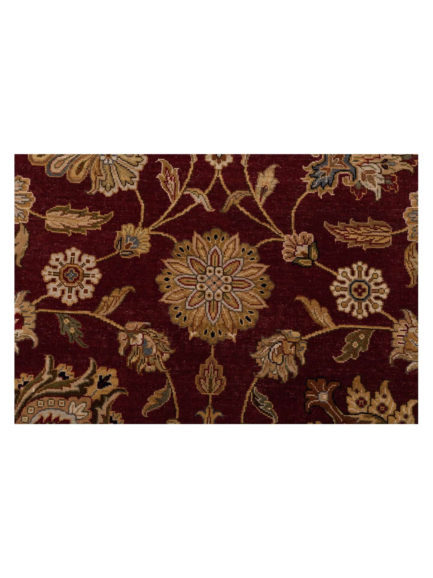 Imperial Silk 135498 Red Ivory 8.1x10.2 Hand Knotted Rug