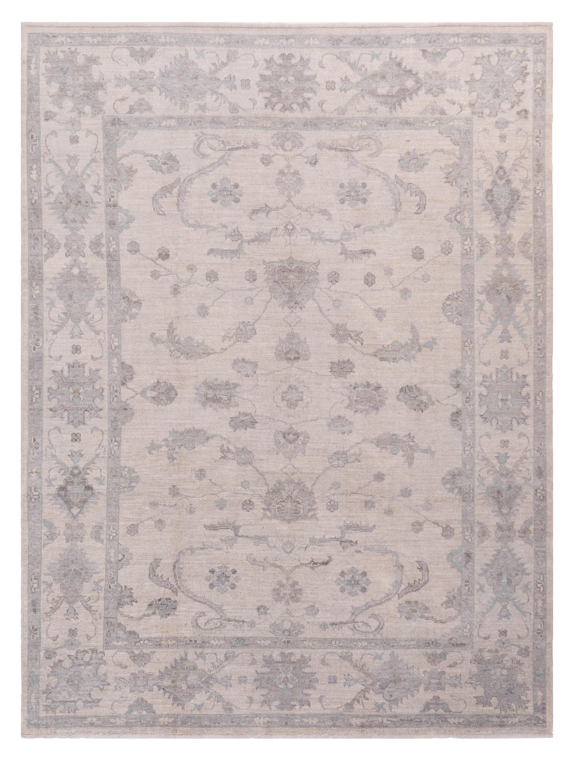 Anadol Angora Oushak  Ivory Ivory Traditional