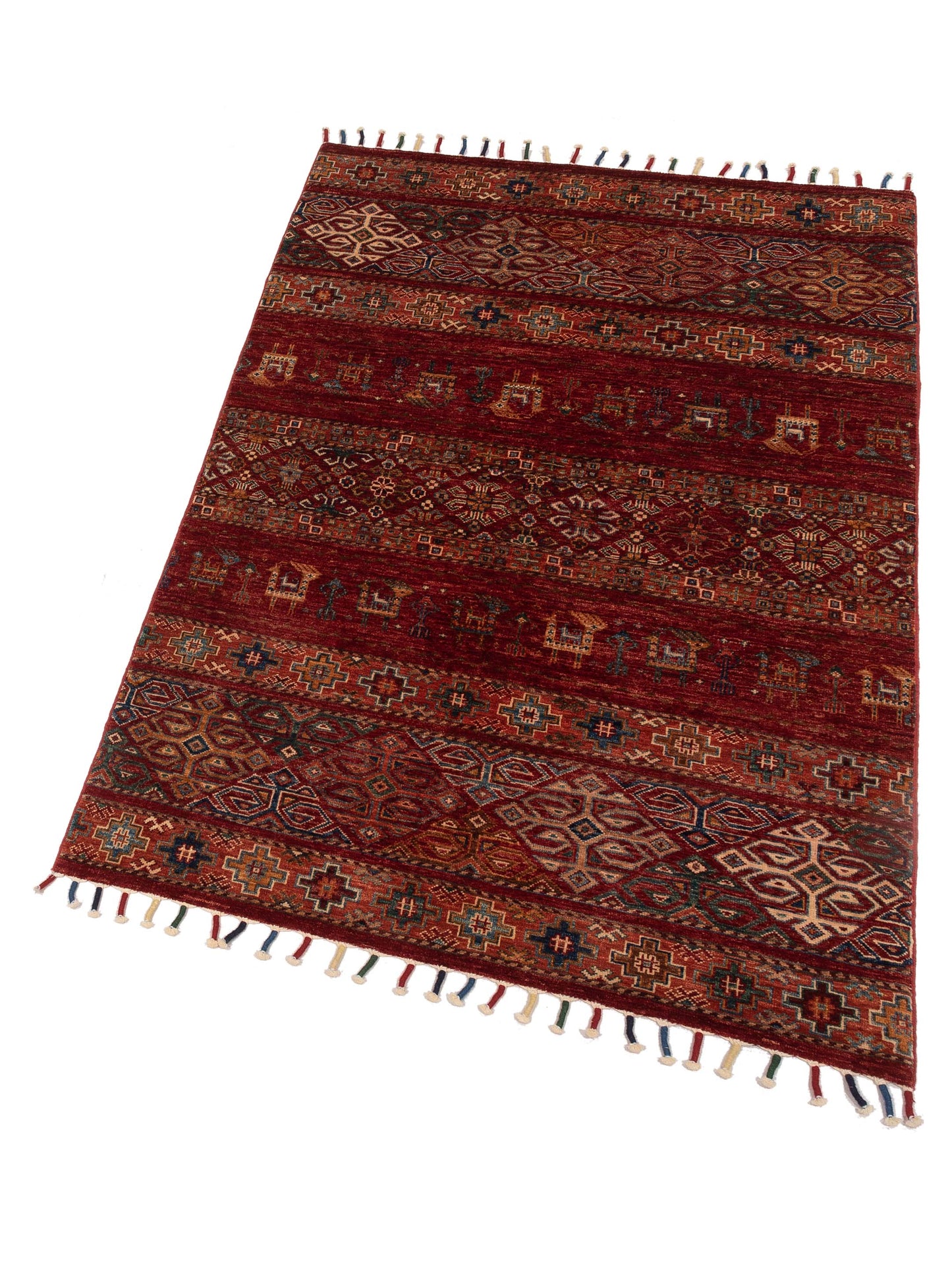 Horosan 139343 Multi 4.3x6 Hand Knotted Rug
