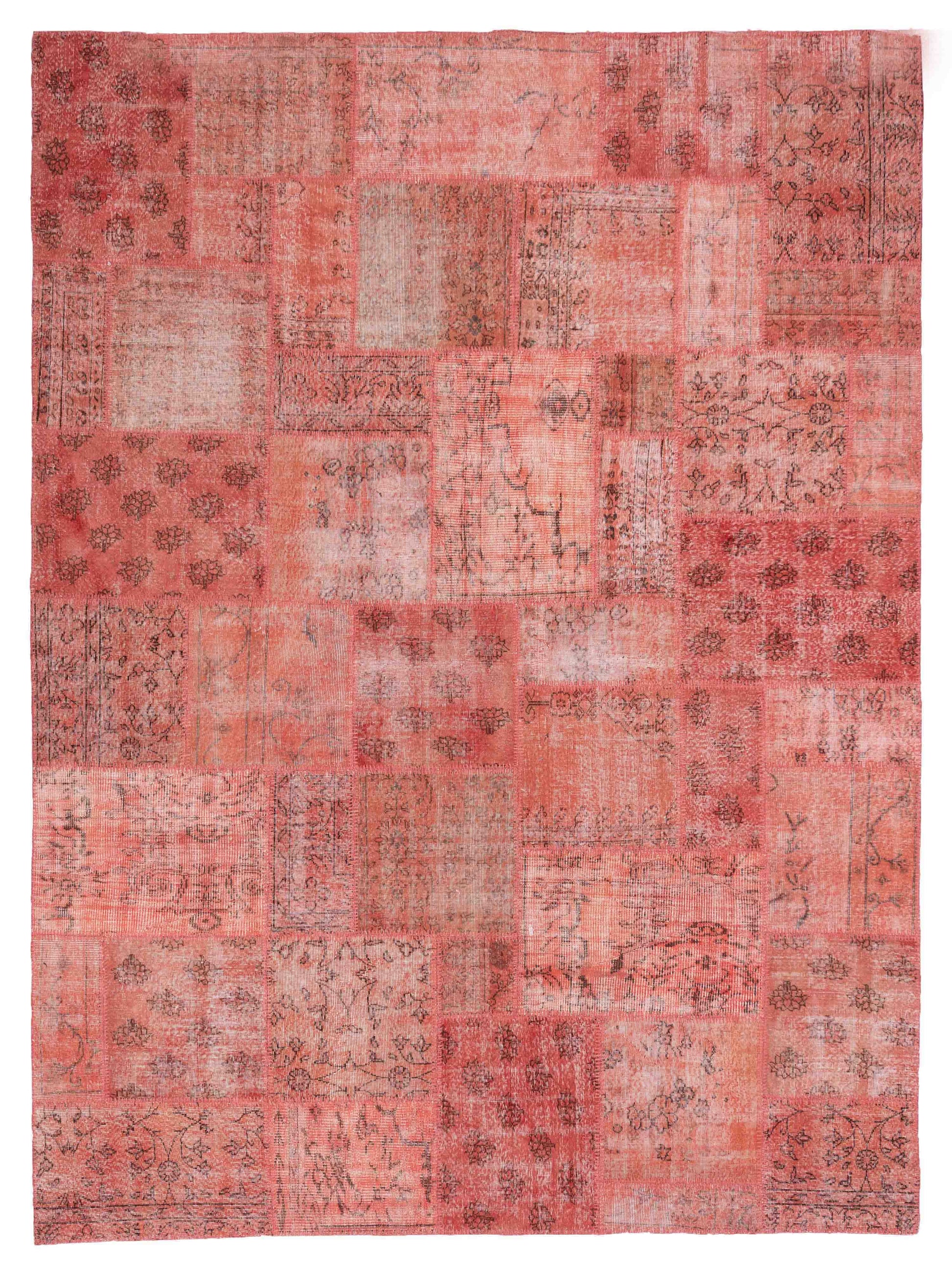 Pasha Turkish Vestige Patchwork  Pink  Contemporary