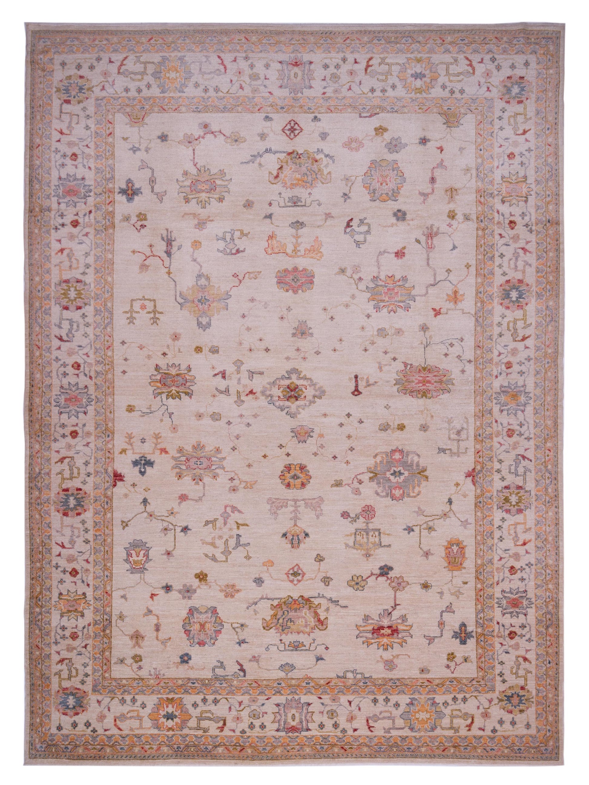 Anadol Angora Oushak  Ivory Ivory Traditional