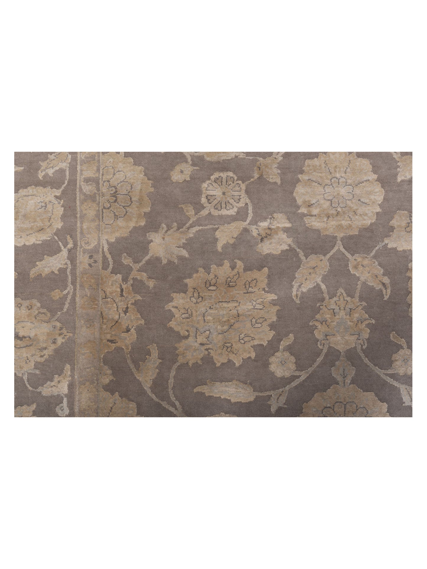 Imperial Silk 141439 Silver Silver 5.11x8.9 Hand Knotted Rug