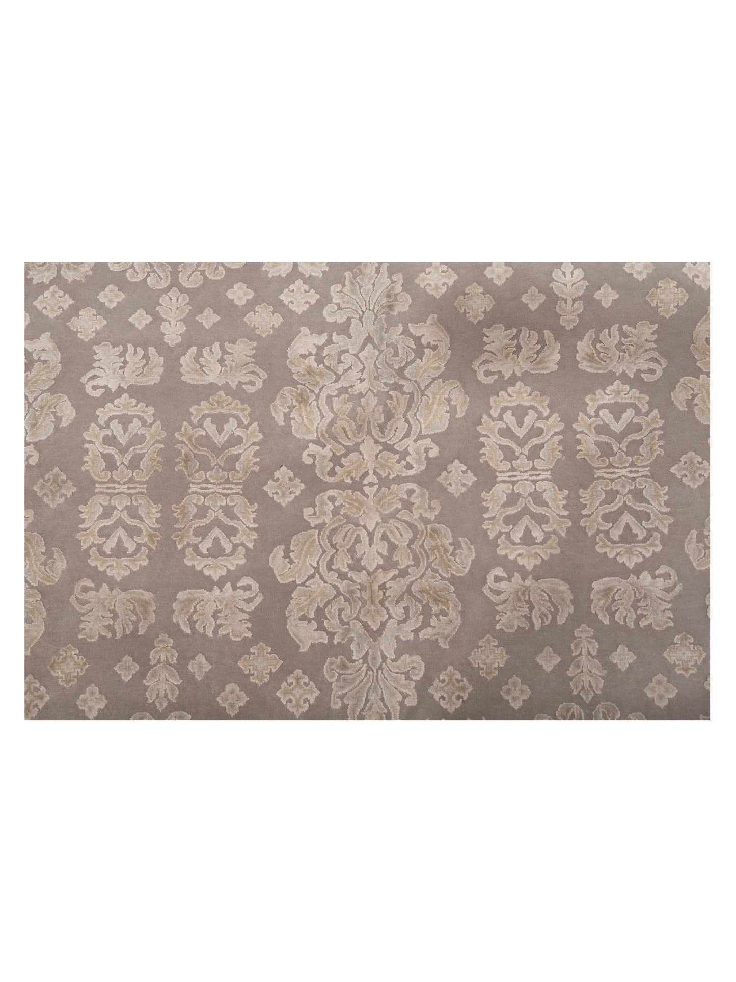 Imperial Silk 141440 Silver Silver 6.1x9 Hand Knotted Rug