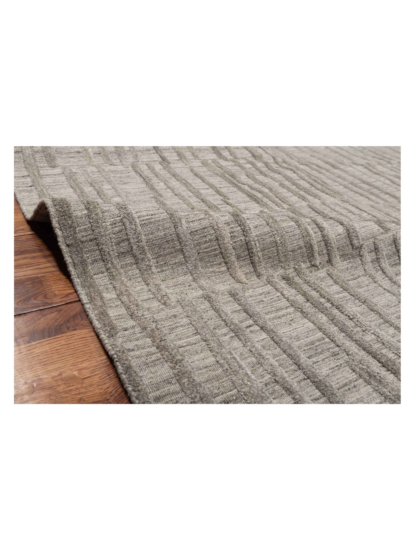 Himalayan 142558 Silver 7.11x10 Hand Knotted Rug