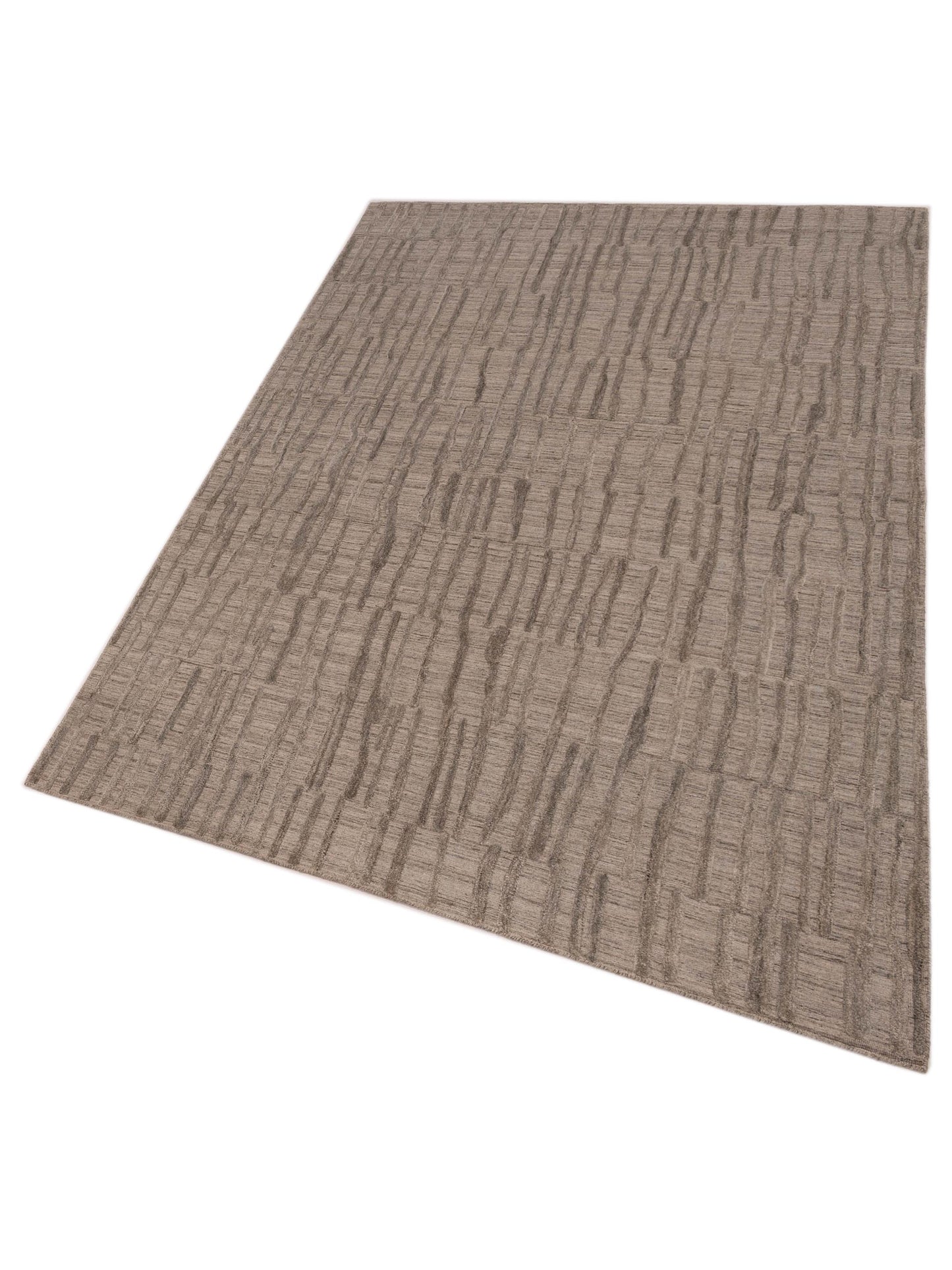 Himalayan 142566 Silver Silver 5.11x9.2 Hand Knotted Rug