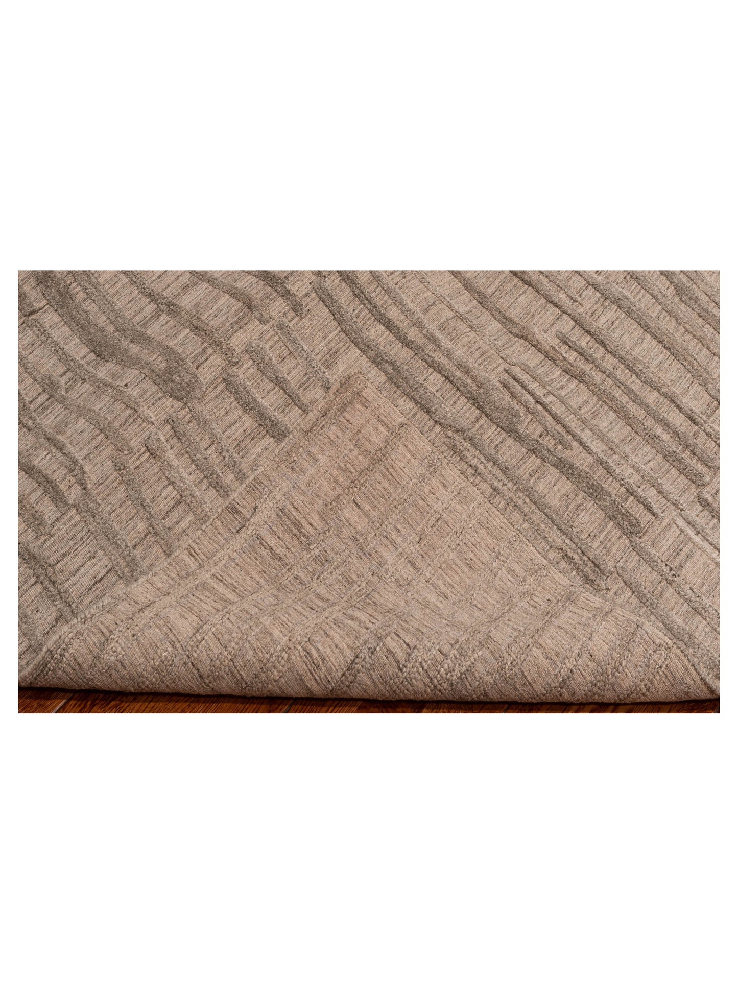Himalayan 142566 Silver Silver 5.11x9.2 Hand Knotted Rug