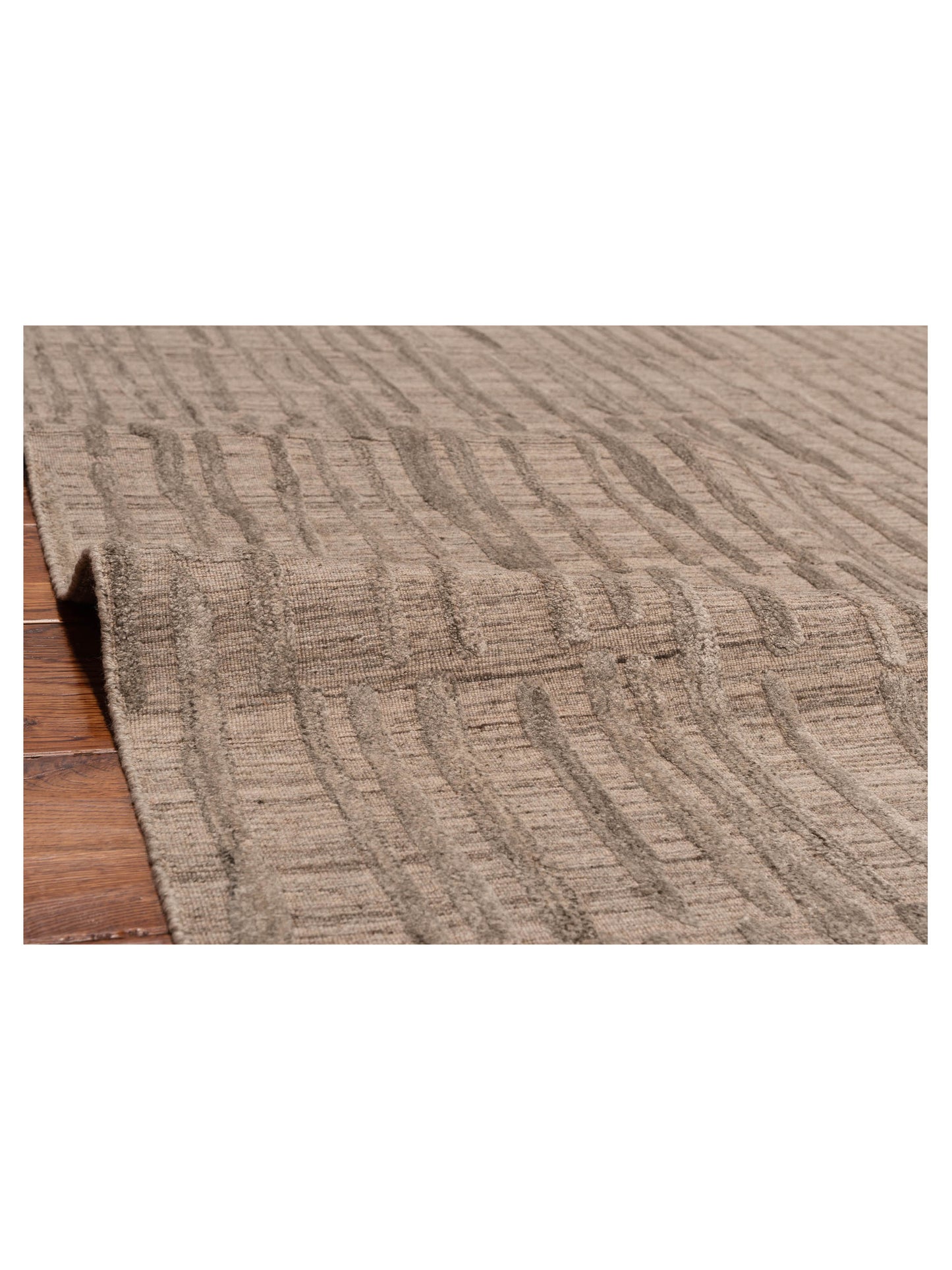 Himalayan 142566 Silver Silver 5.11x9.2 Hand Knotted Rug