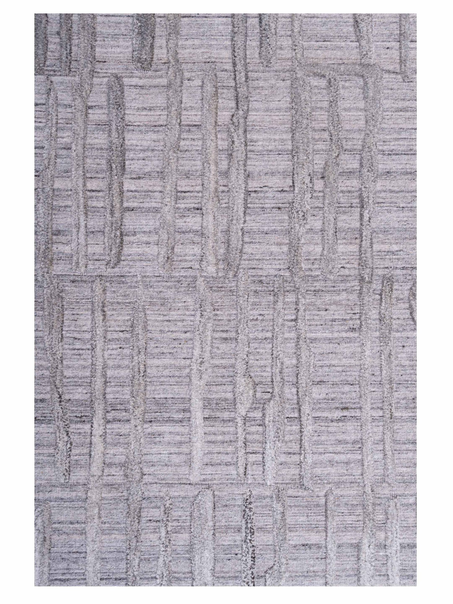 Himalayan 142576 Silver 3.10x5.11 Hand Knotted Rug