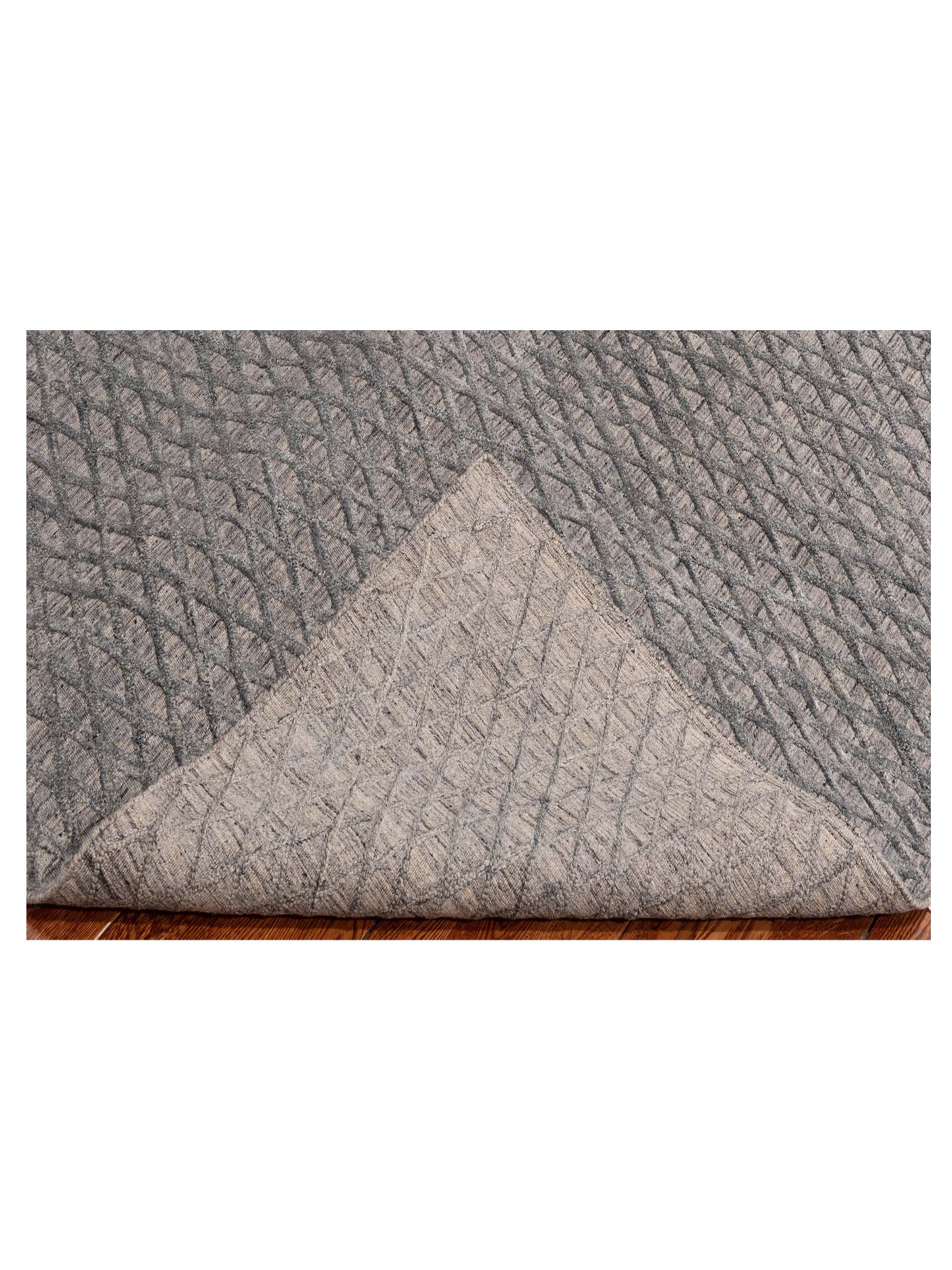 Himalayan 142592 Gray Blue Gray Blue 6.1x8.10 Hand Knotted Rug