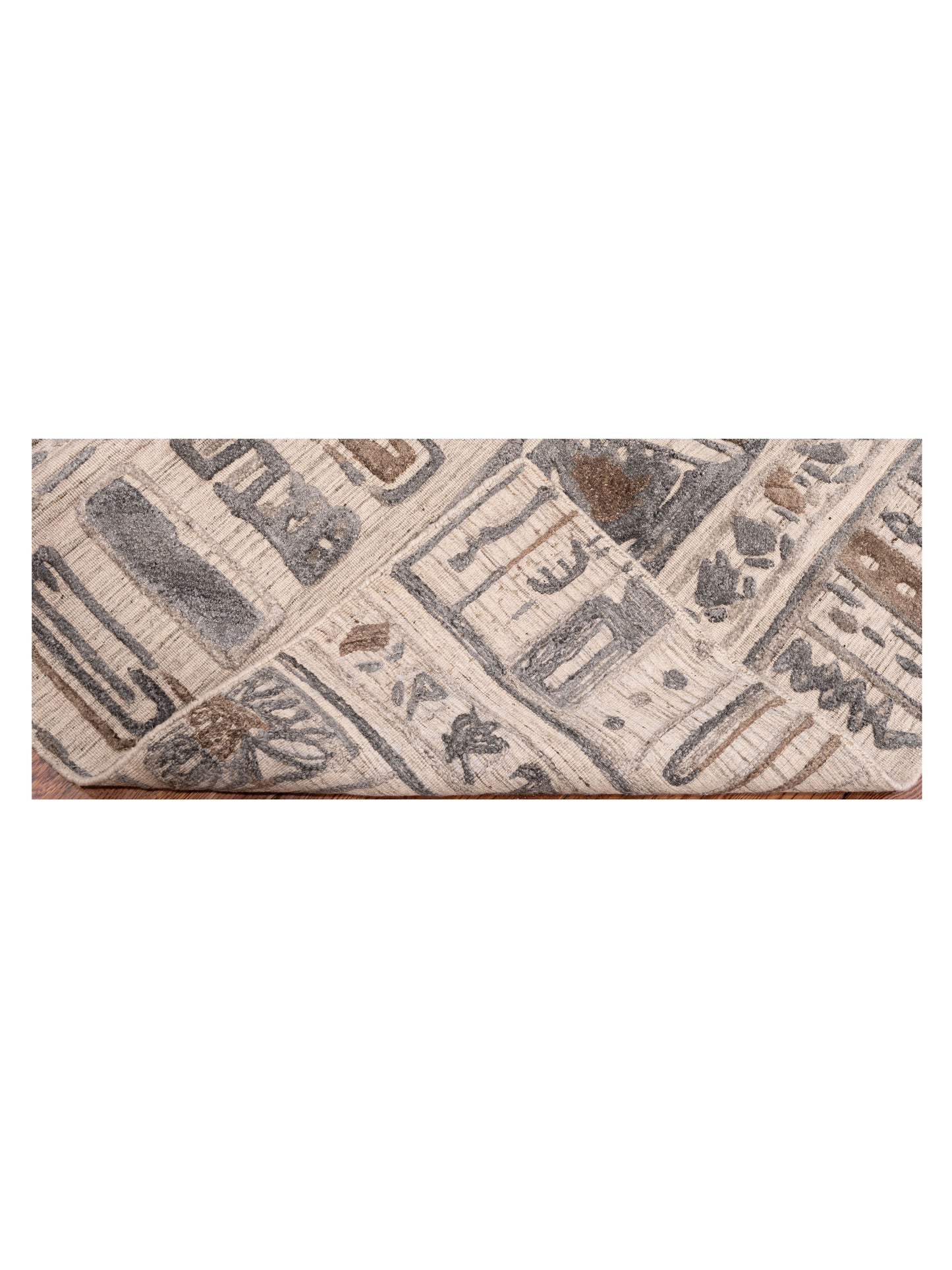 Himalayan 142611 Beige Gray 8.3x10.1 Hand Knotted Rug