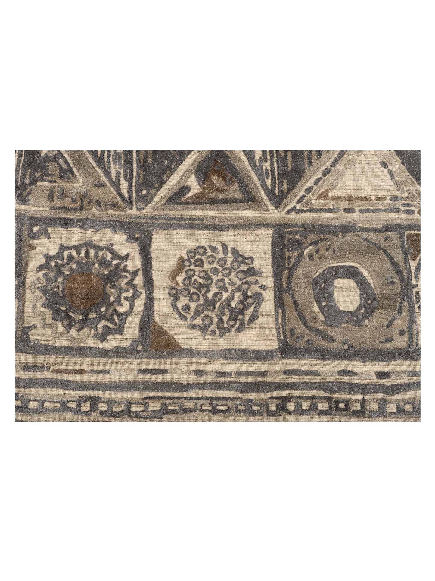 Himalayan 142612 Silver Gray 8.3x10.1 Hand Knotted Rug