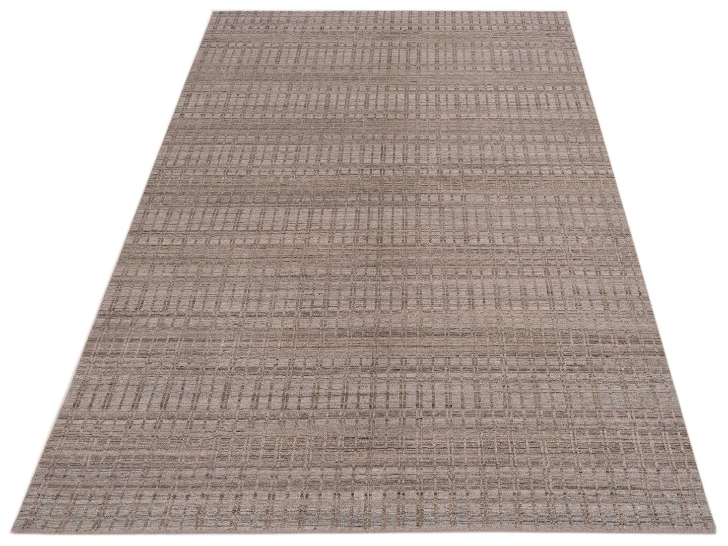 Himalayan 142659 Silver Silver 6.1x9 Hand Knotted Rug