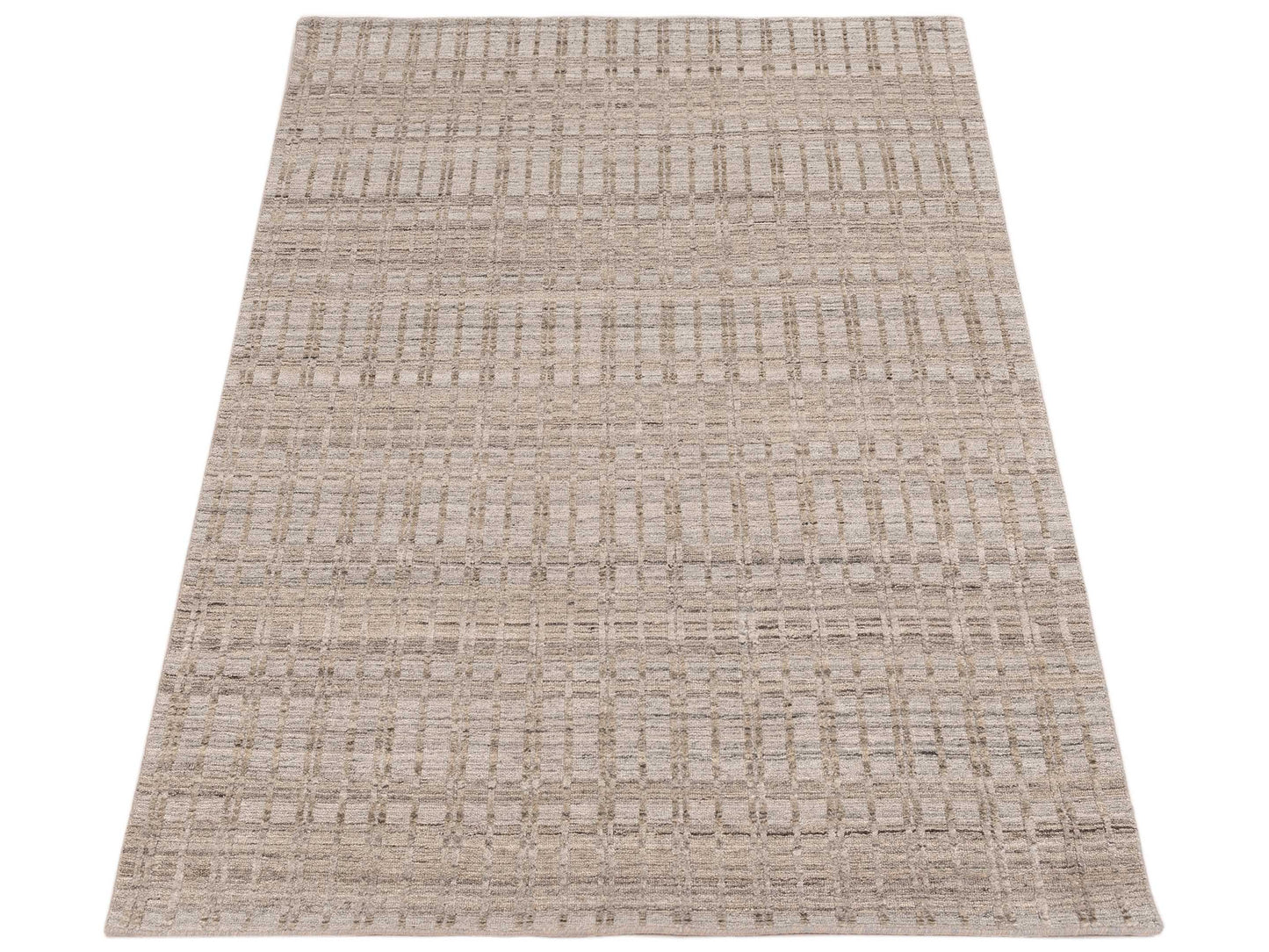 Himalayan 142685 Silver 4.1x6 Hand Knotted Rug