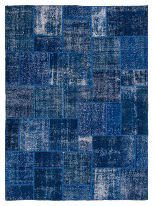 Pasha Turkish Vestige Patchwork  Dark Blue  Contemporary