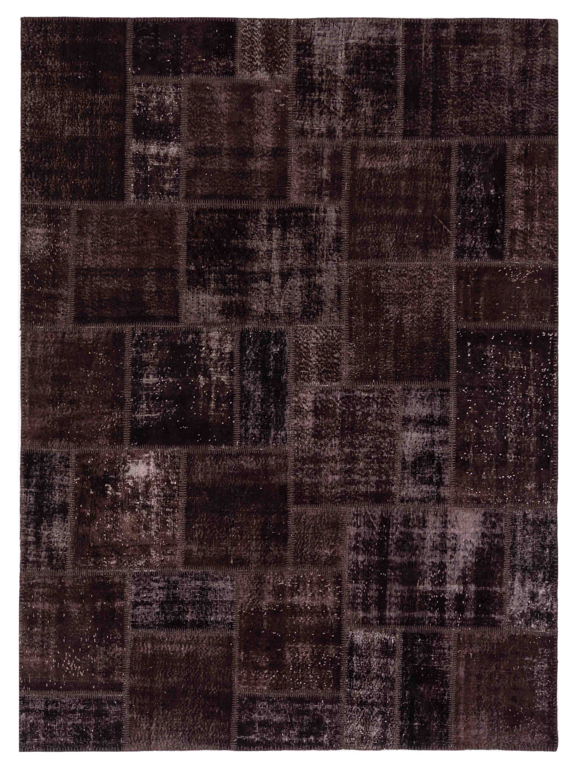 Pasha Turkish Vestige Patchwork  Dark Brown  Contemporary