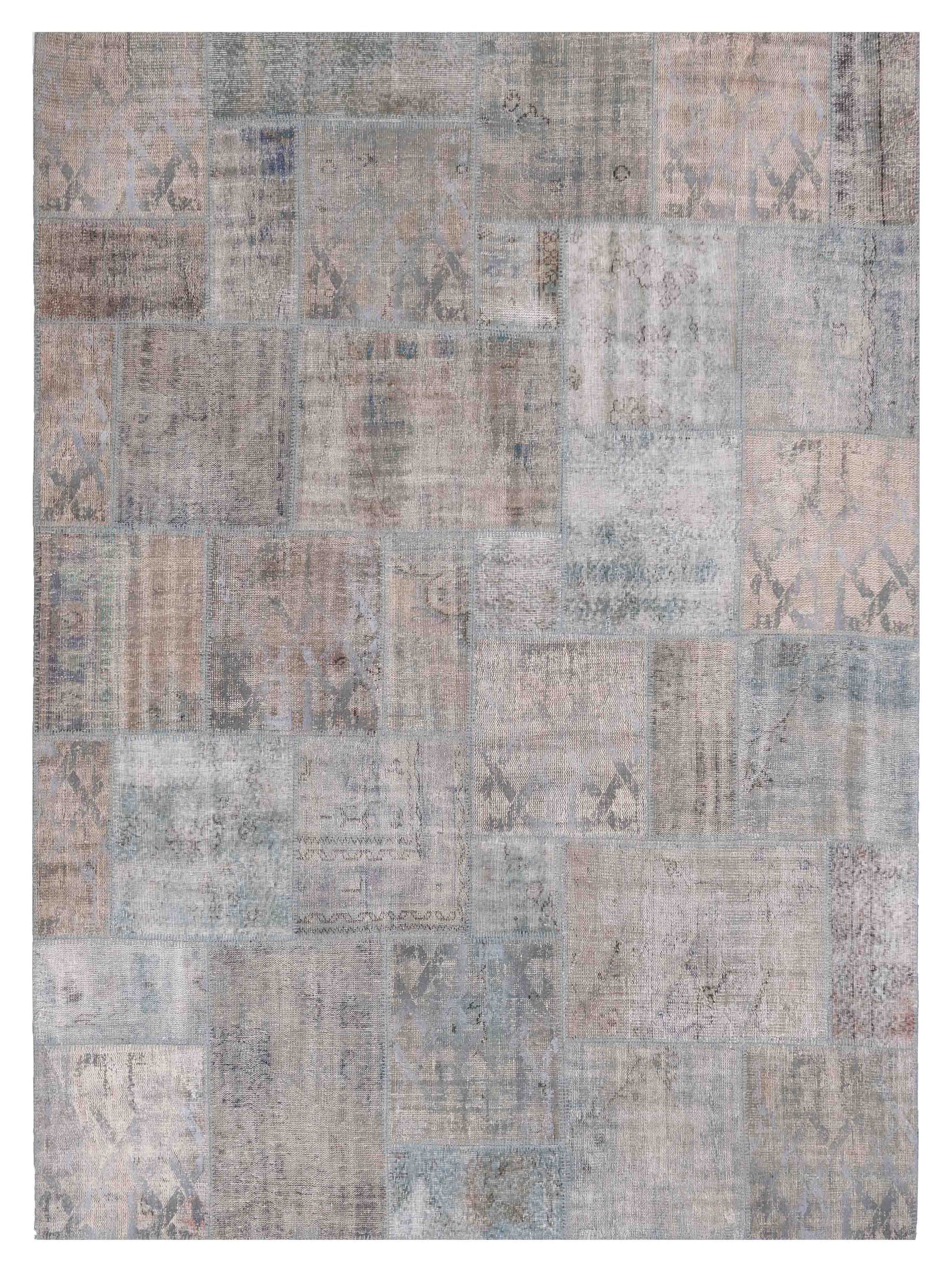 Pasha Turkish Vestige Patchwork  Blue  Contemporary