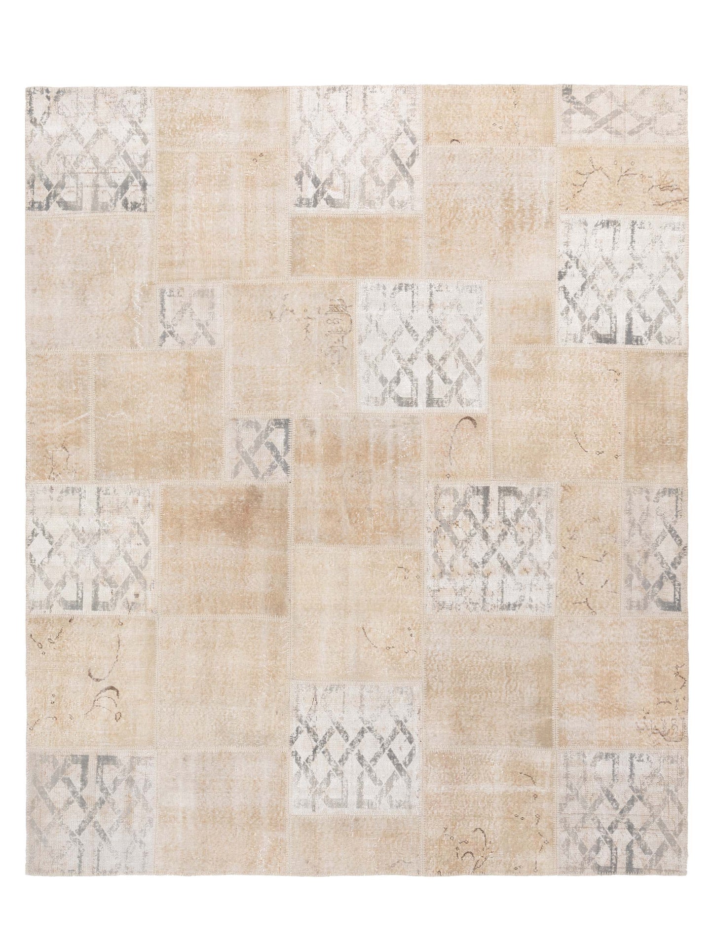 Pasha Turkish Vestige Patchwork  Natural  Contemporary