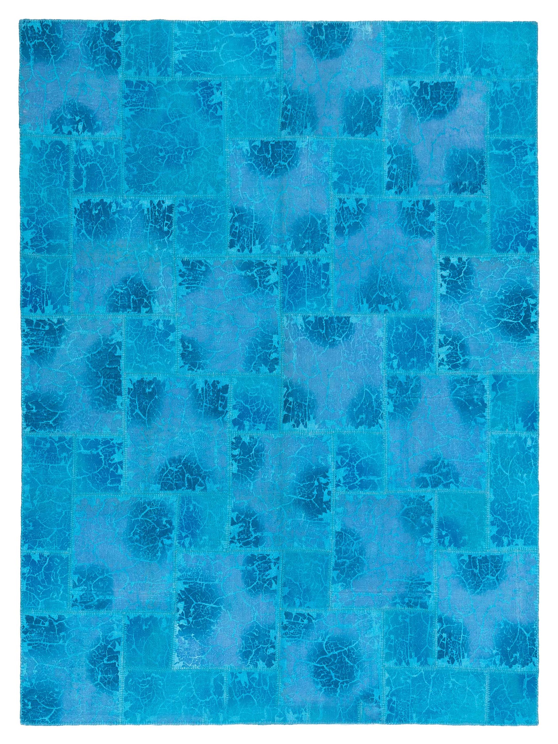 Pasha Turkish Vestige Patchwork  Turquoise  Contemporary