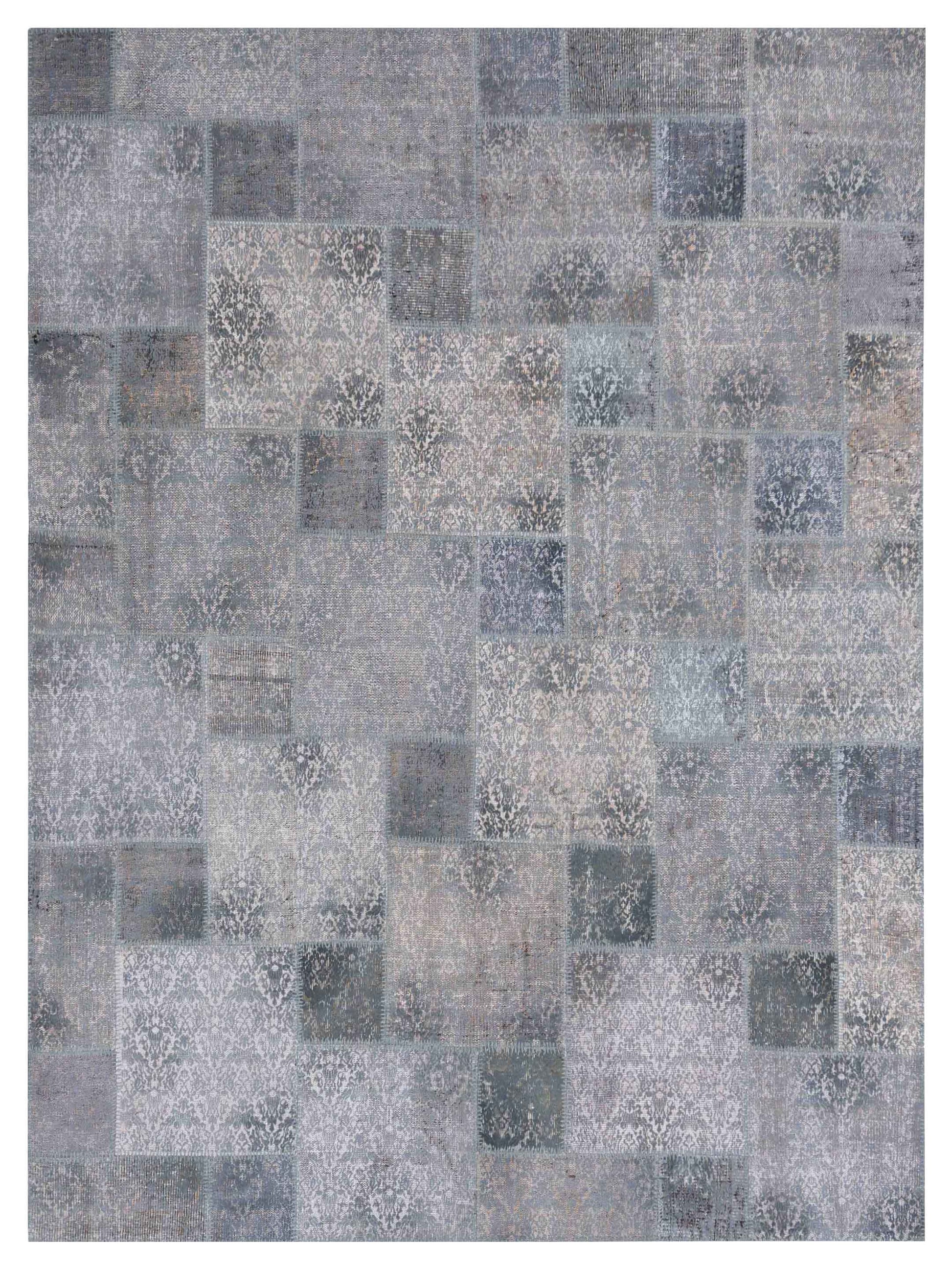 Pasha Turkish Vestige Patchwork  Blue  Contemporary