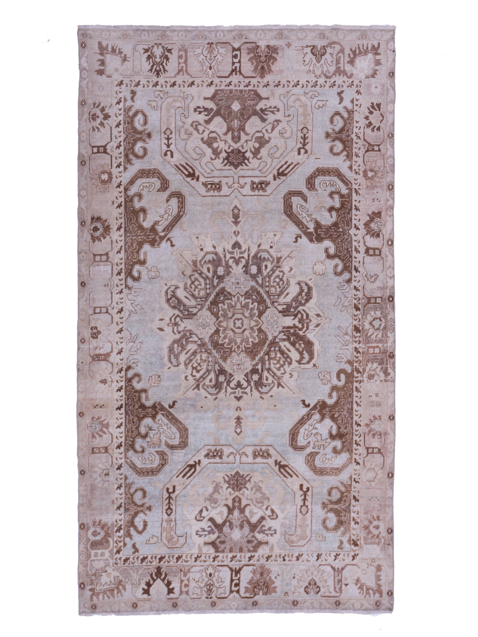 Pasha Old Anatolian  Silver Brown Traditional