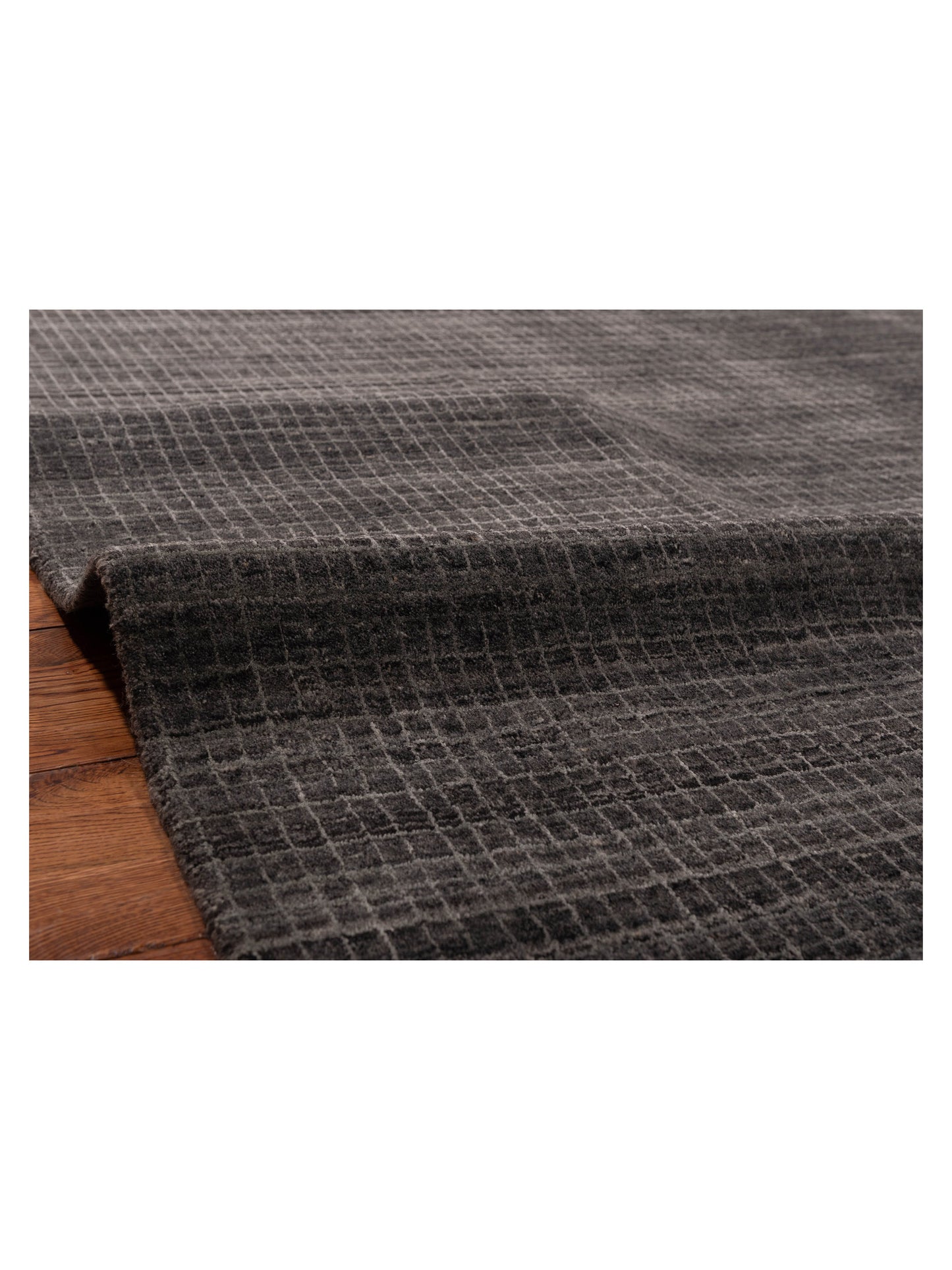Himalayan 144760 Charcoal Charcoal 9x12 Hand Knotted Rug