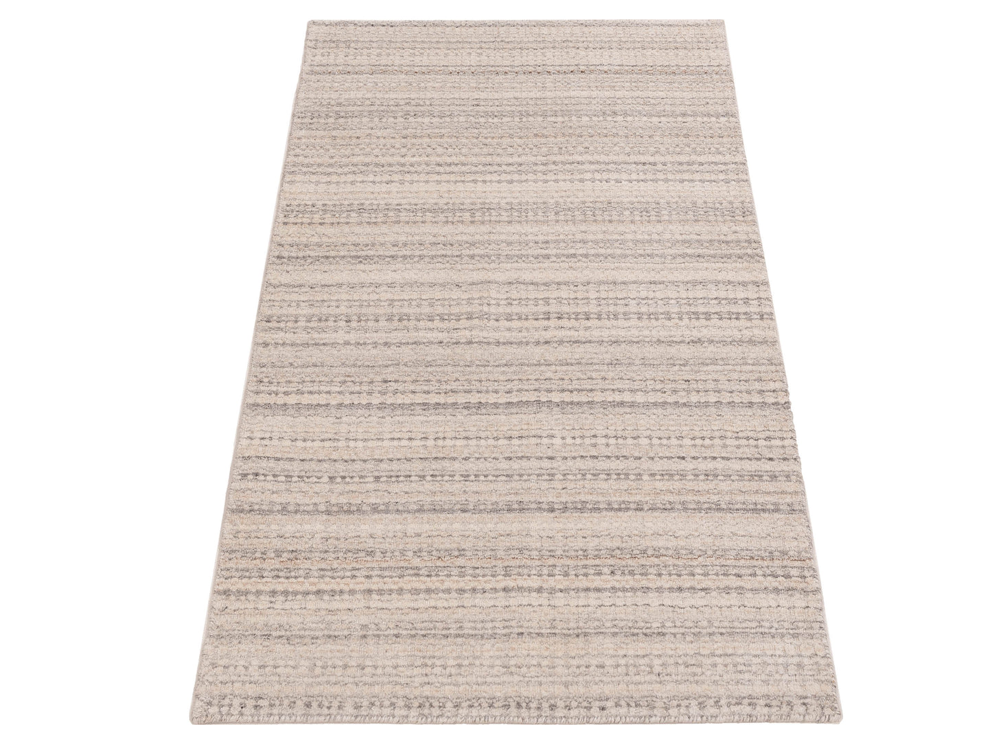 Himalayan 144834 Ivory Gray 3.1x5.1 Hand Knotted Rug