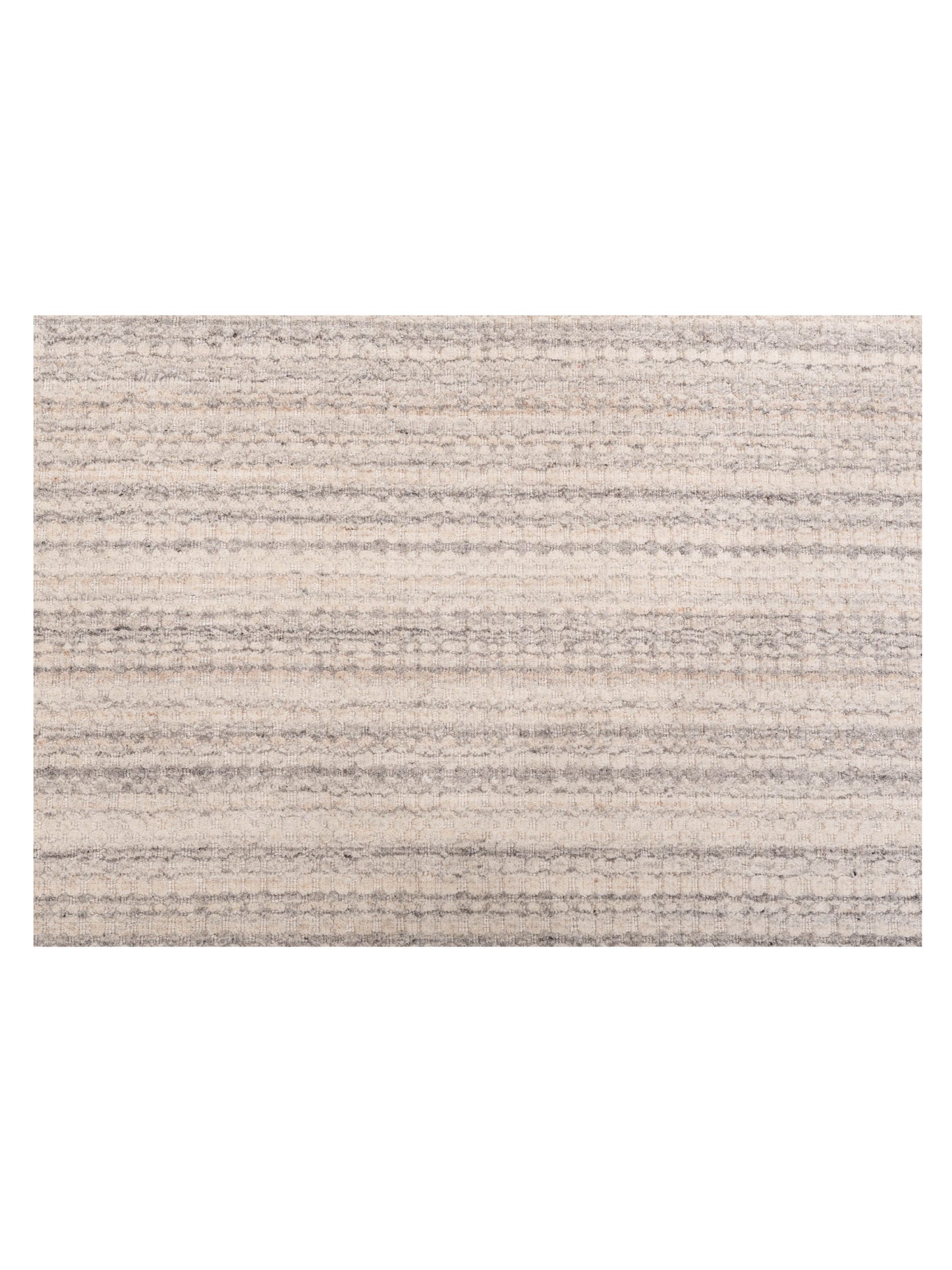 Himalayan 144834 Ivory Gray 3.1x5.1 Hand Knotted Rug