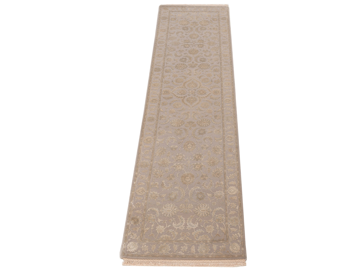 Imperial Silk 145062 Gray Gray 2.6x10.1 Hand Knotted Rug