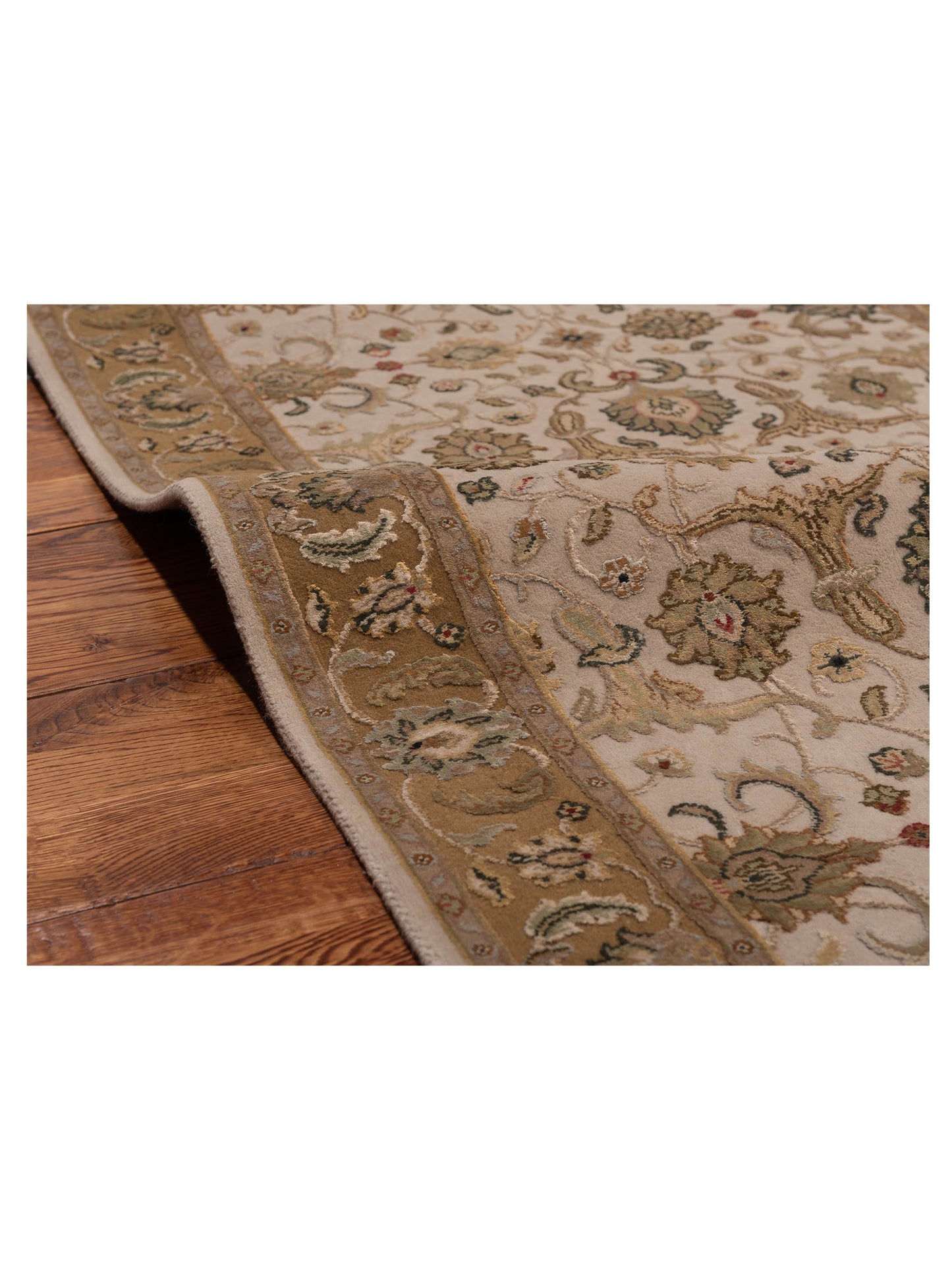 Imperial Silk 145072 Beige Gold 2.7x8 Hand Knotted Rug