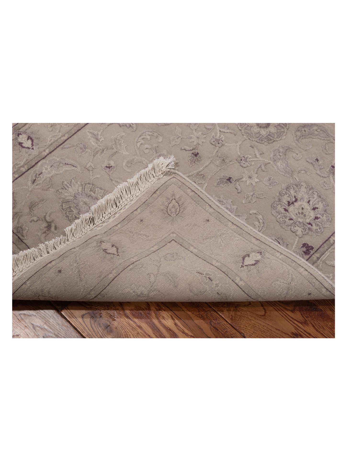 Imperial Silk 145077 Silver Silver 2.7x10 Hand Knotted Rug