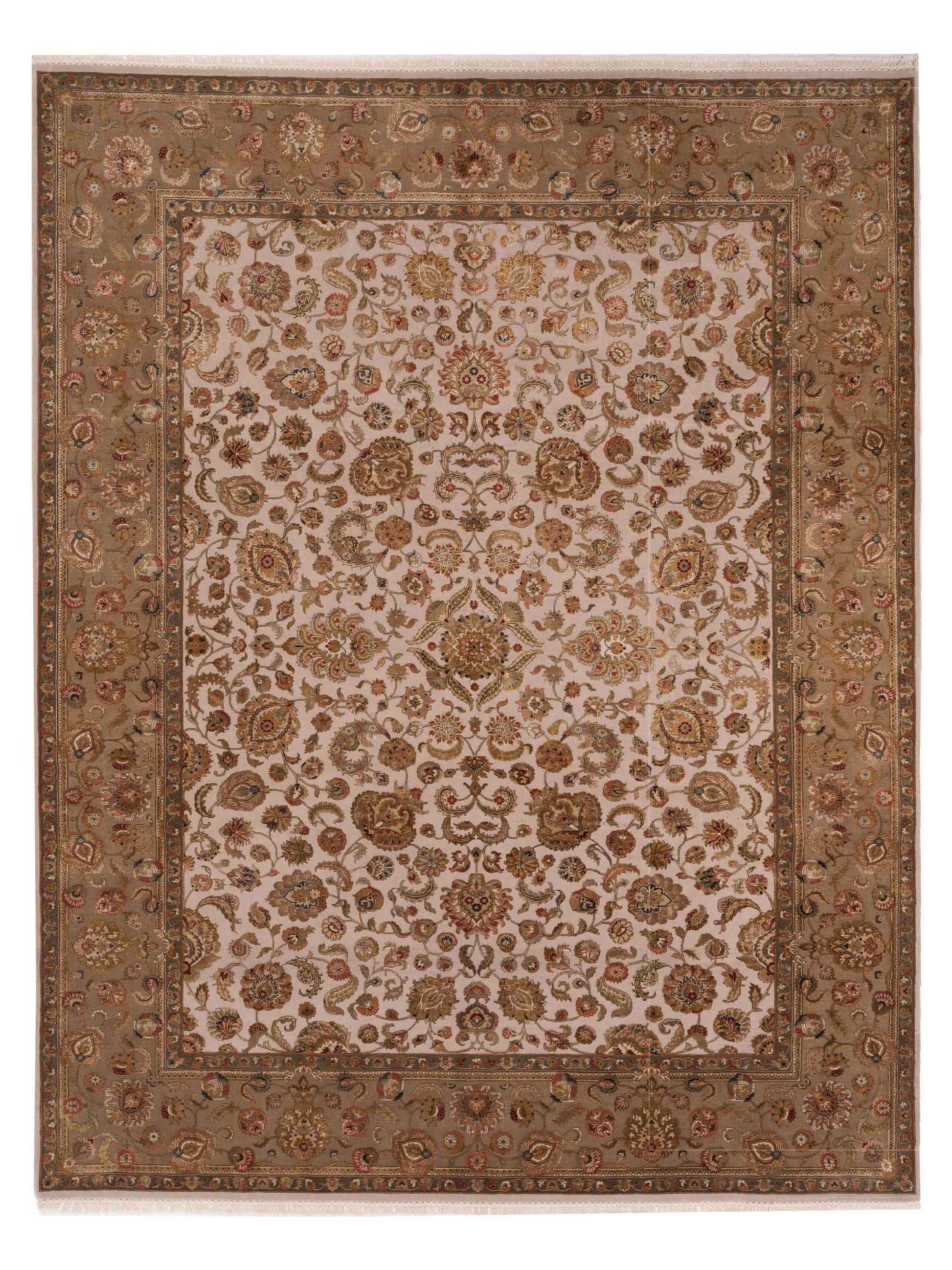 Rajpur Imperial Silk  Ivory Gold Traditional