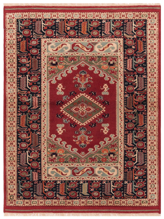 Pasha Turkish Shirwan  Red Navy Traditional