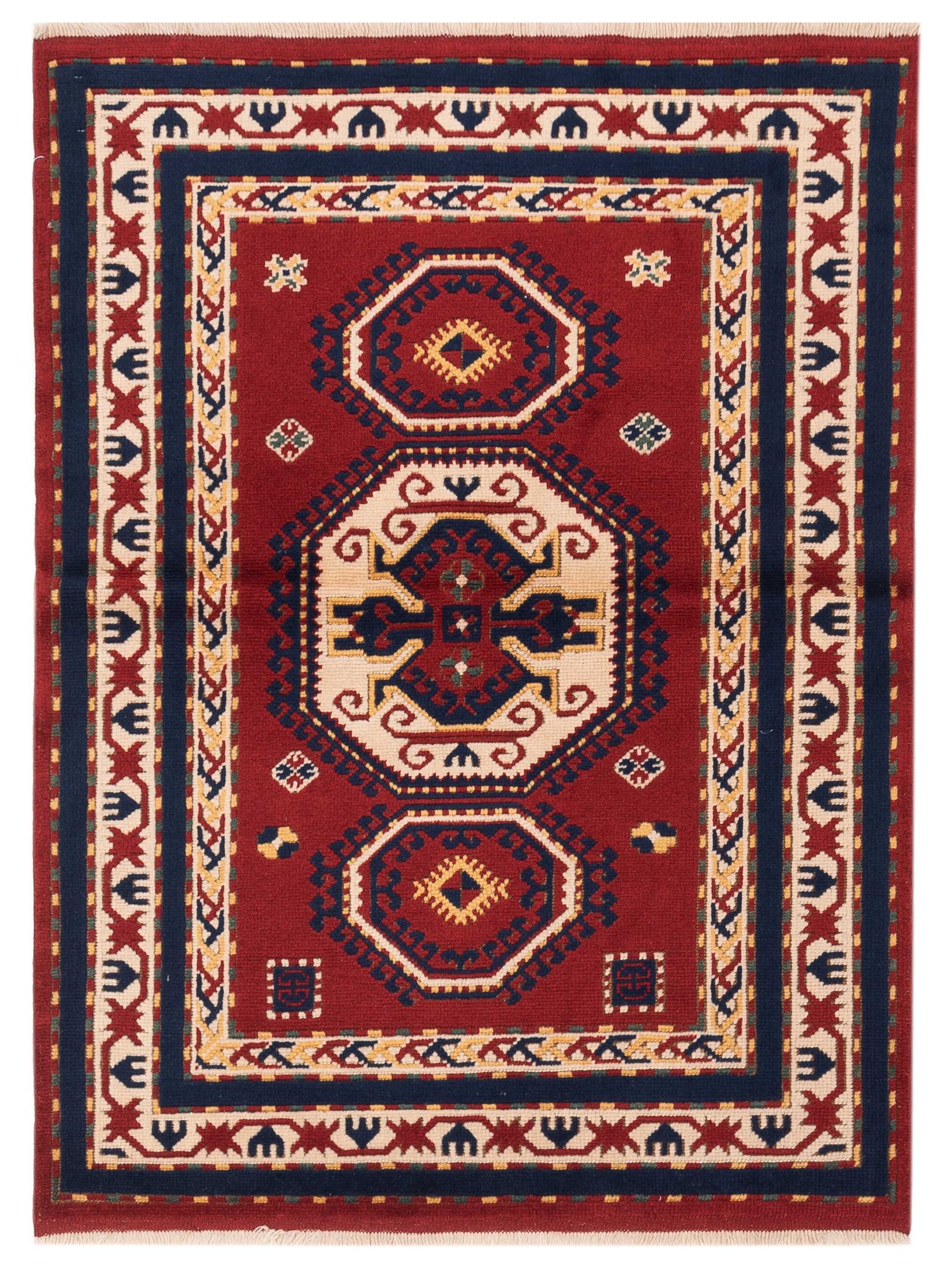 Pasha Turkish Shirwan  Red Ivory Traditional