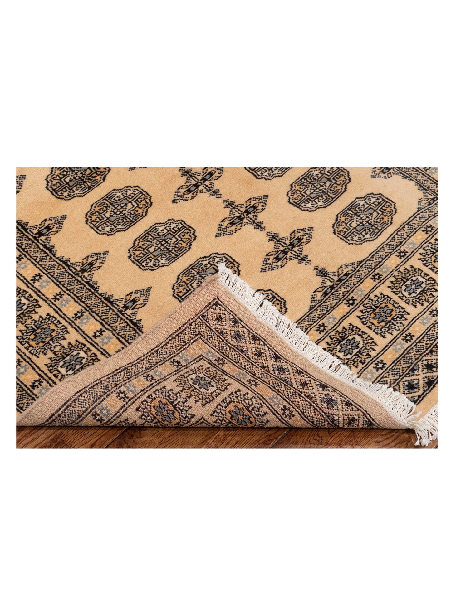 Bokhara 145596 Beige Beige 4.1x5.10 Hand Knotted Rug
