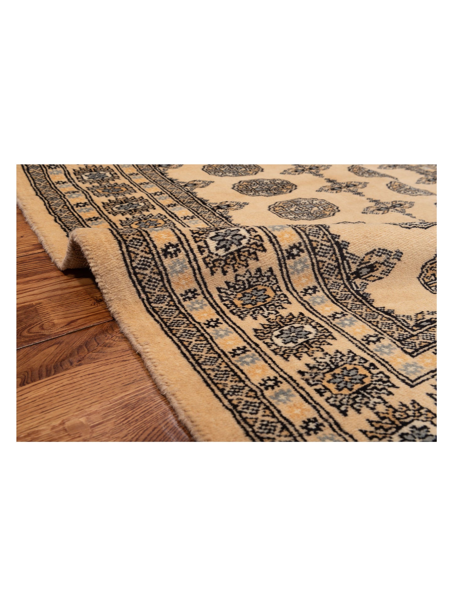 Bokhara 145596 Beige Beige 4.1x5.10 Hand Knotted Rug