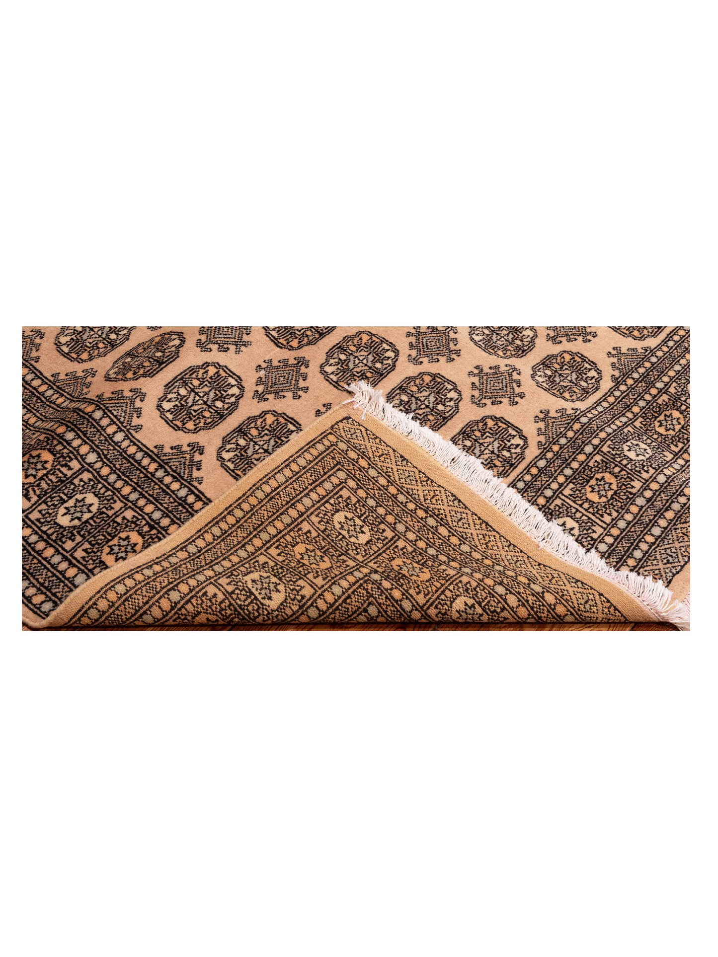 Bokhara 145653 Beige Beige 5x8.2 Hand Knotted Rug