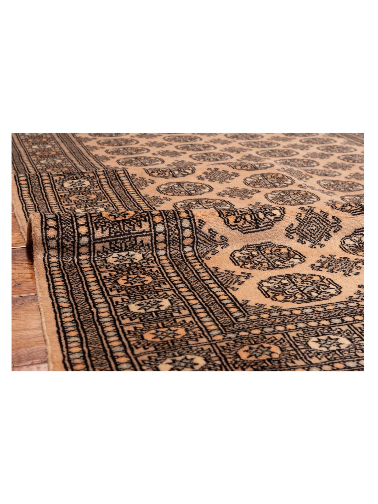 Bokhara 145653 Beige Beige 5x8.2 Hand Knotted Rug
