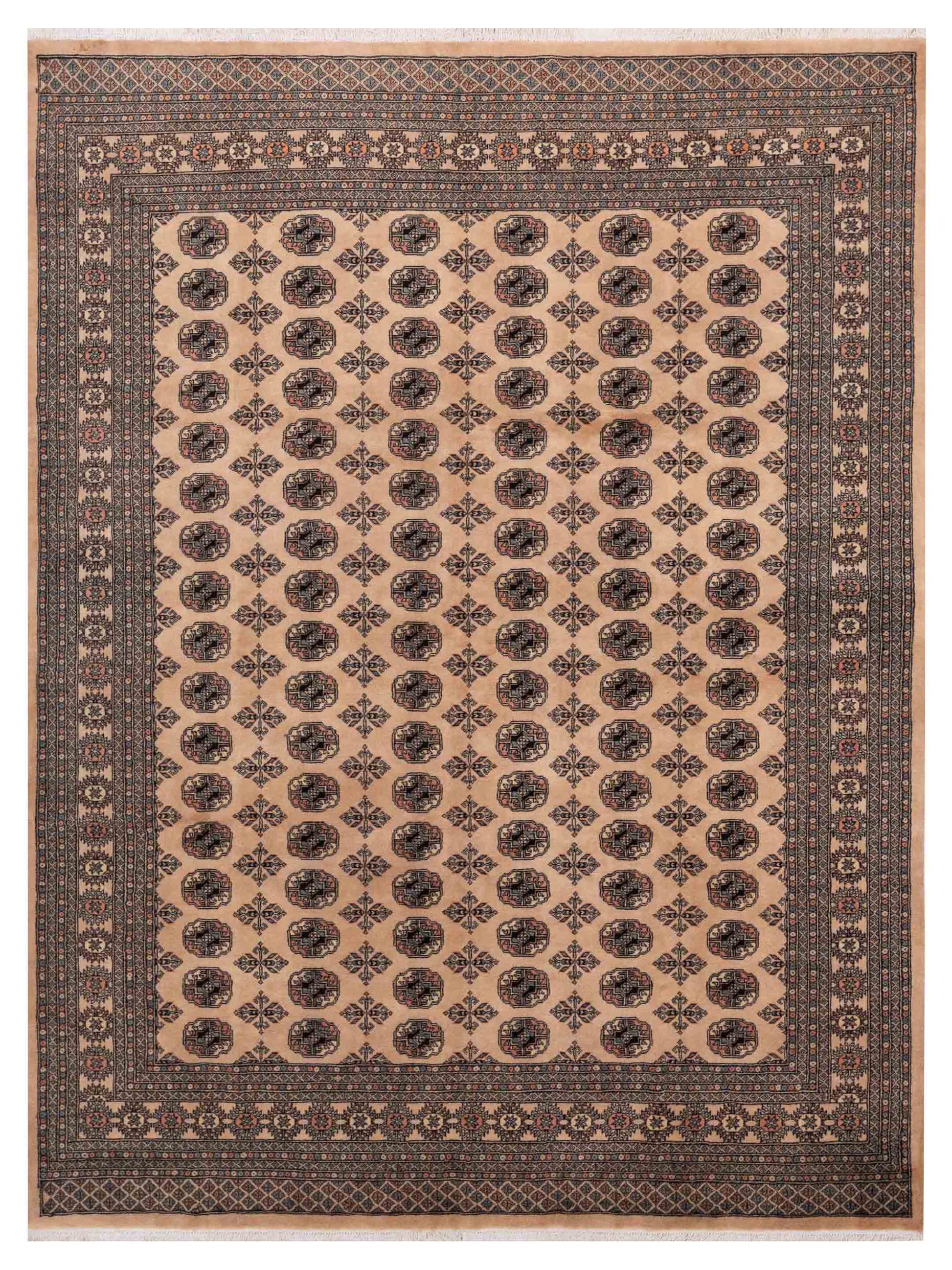 Nomad Bokhara  Cream Gray Traditional